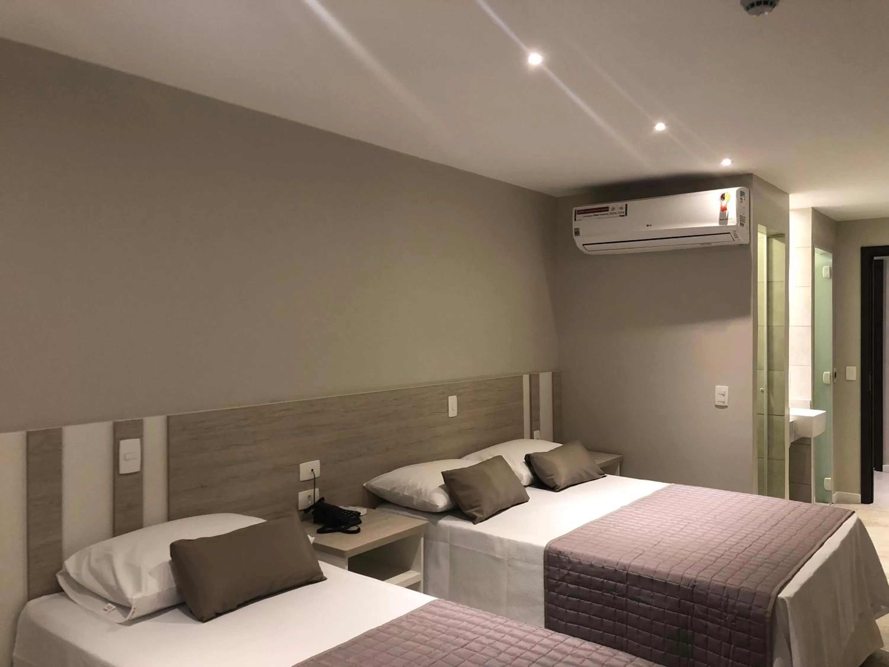 Bed in Jandira Premiêr Hotel