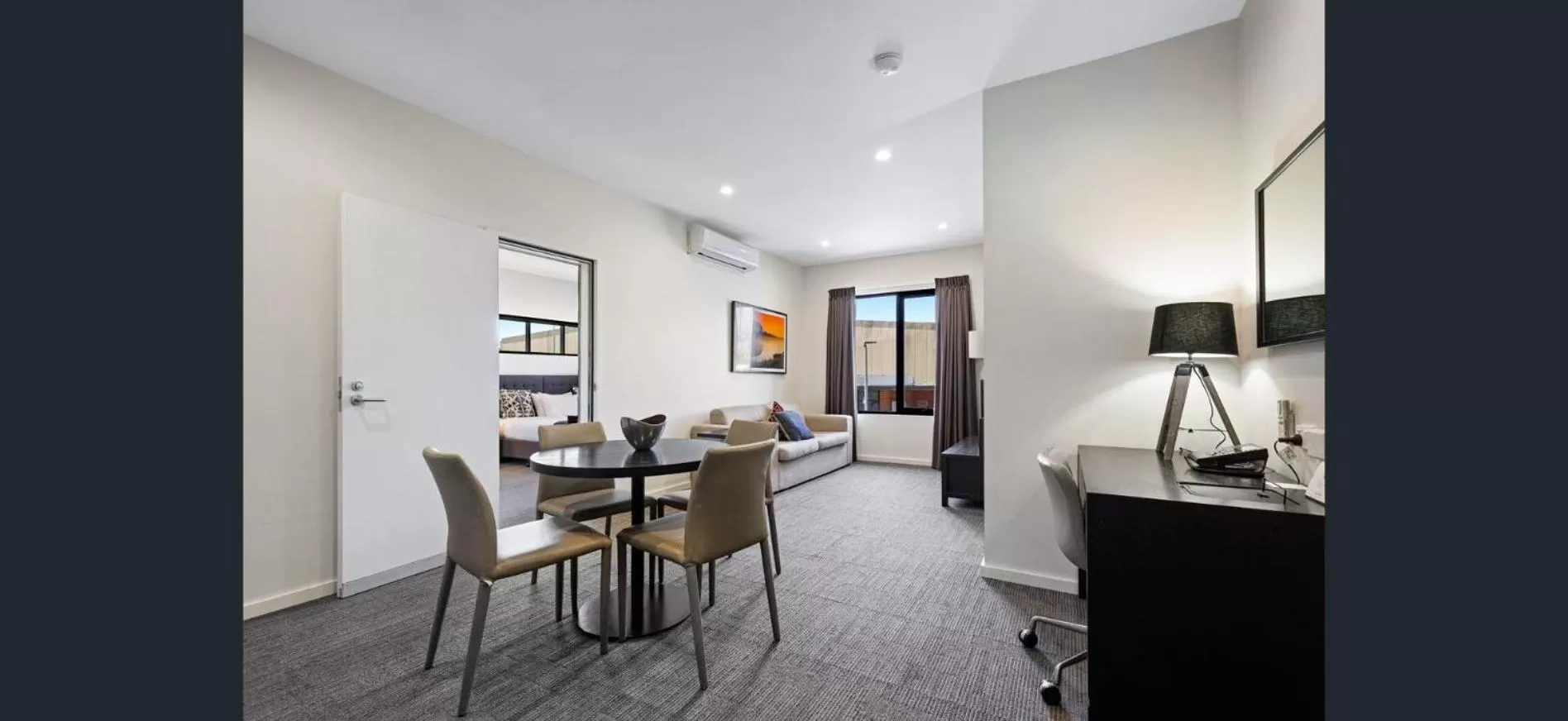 Living room in Quest Maitland