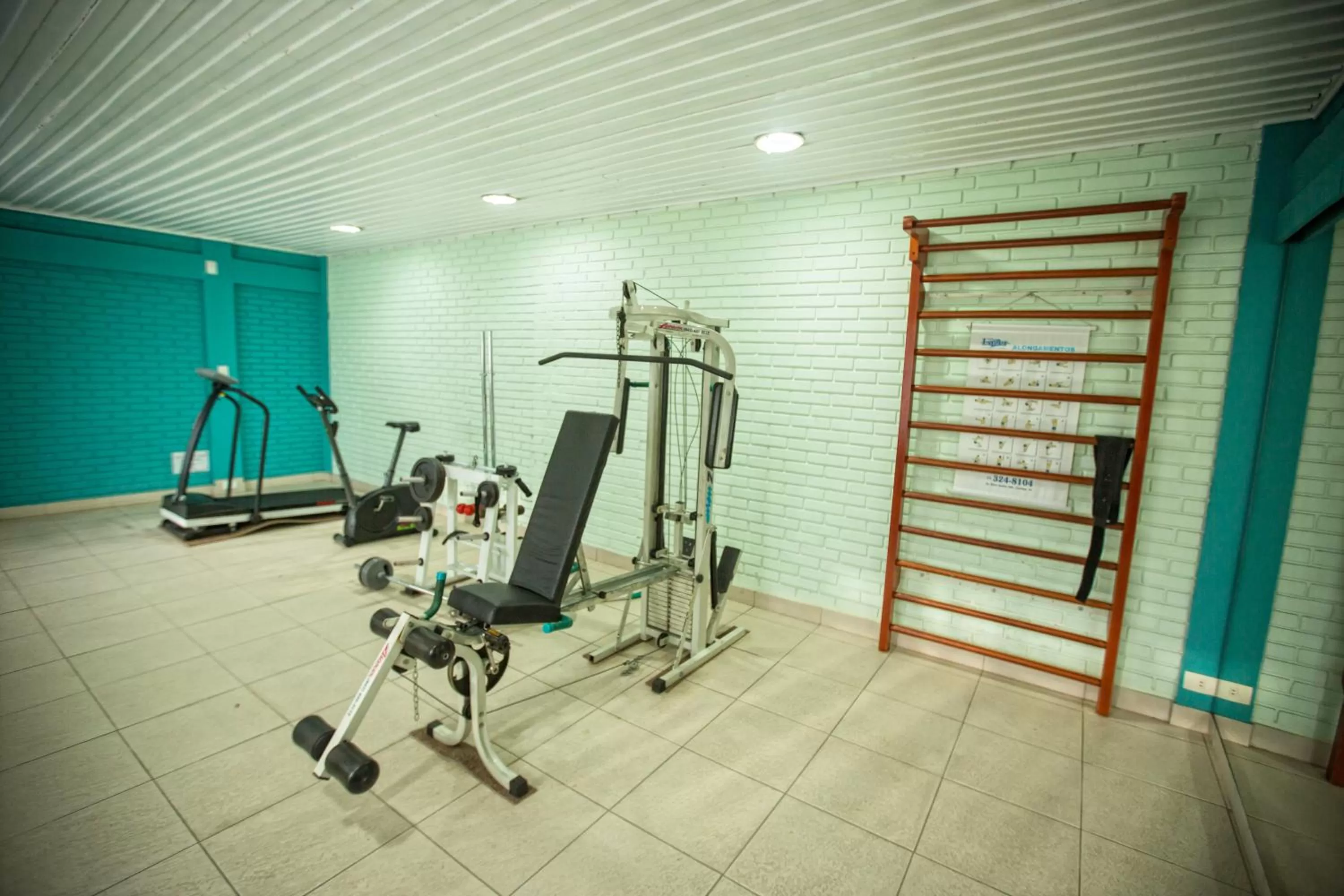 Fitness centre/facilities in Hotel Campo Largo Comfort