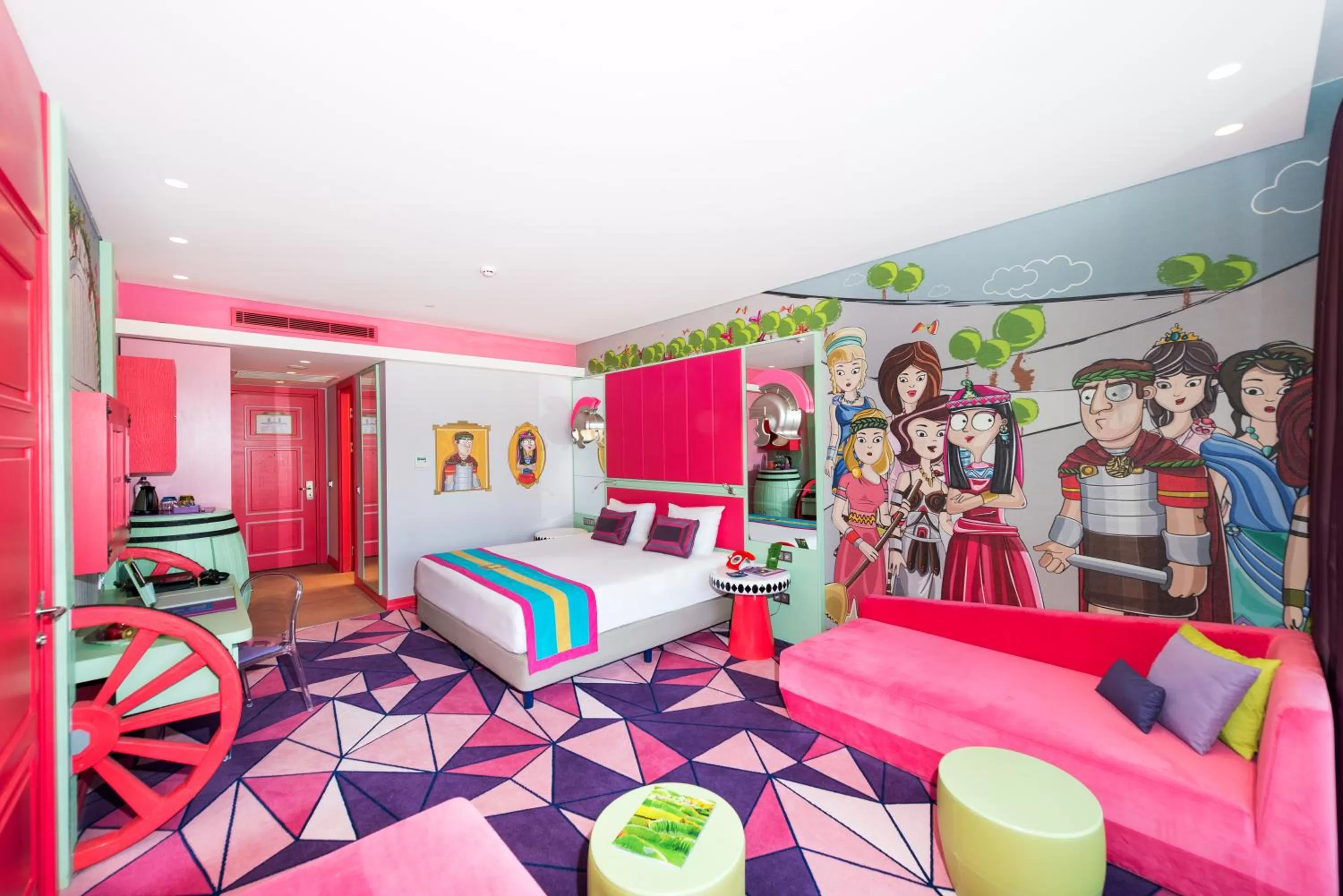 Bedroom, Bed in The Land Of Legends Kingdom Hotel - All-in Concept