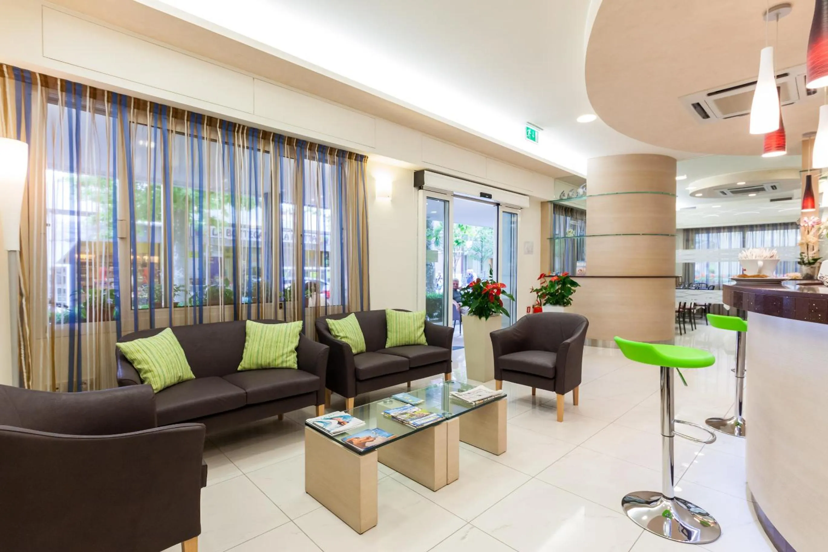 Communal lounge/ TV room in Hotel Adigrat