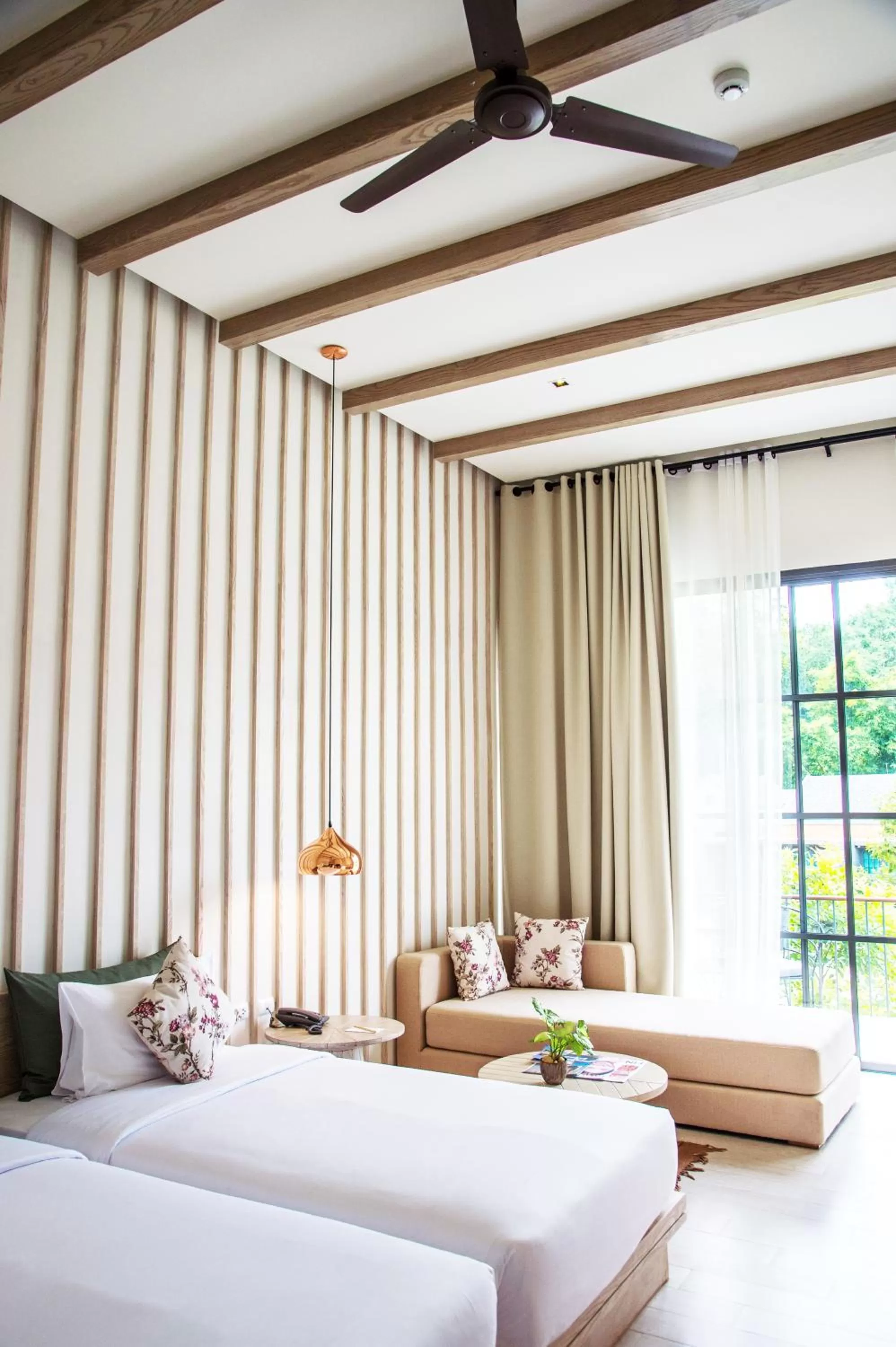 Seating area, Bed in Flora Creek Chiang Mai