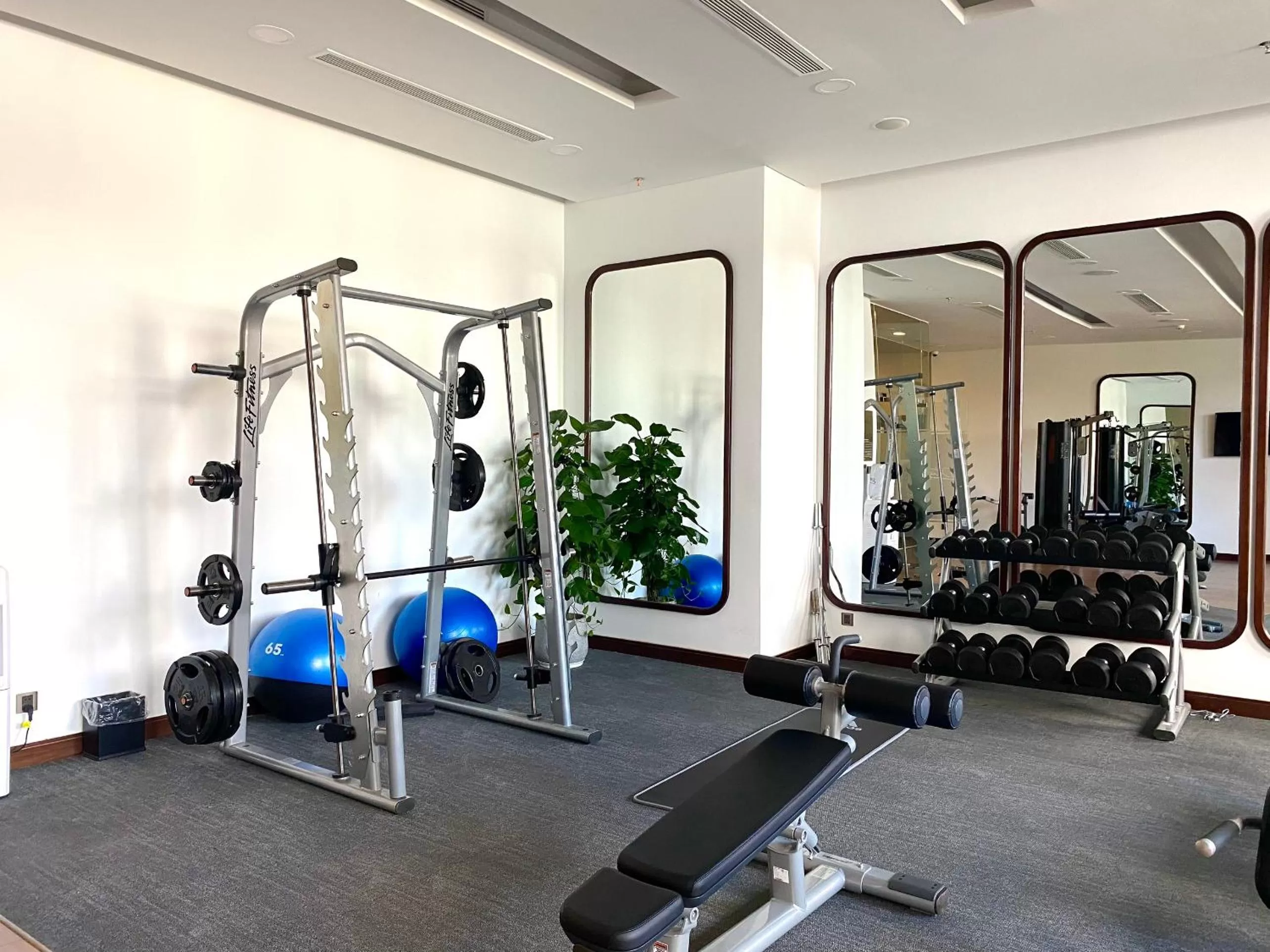 Fitness centre/facilities in Potique Hotel