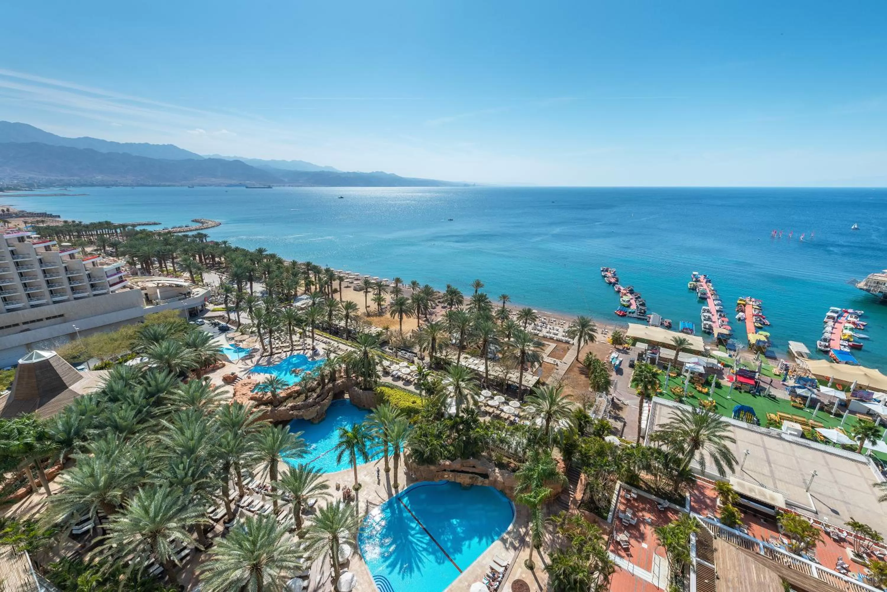Bird's eye view in Royal Beach Eilat by Isrotel Exclusive