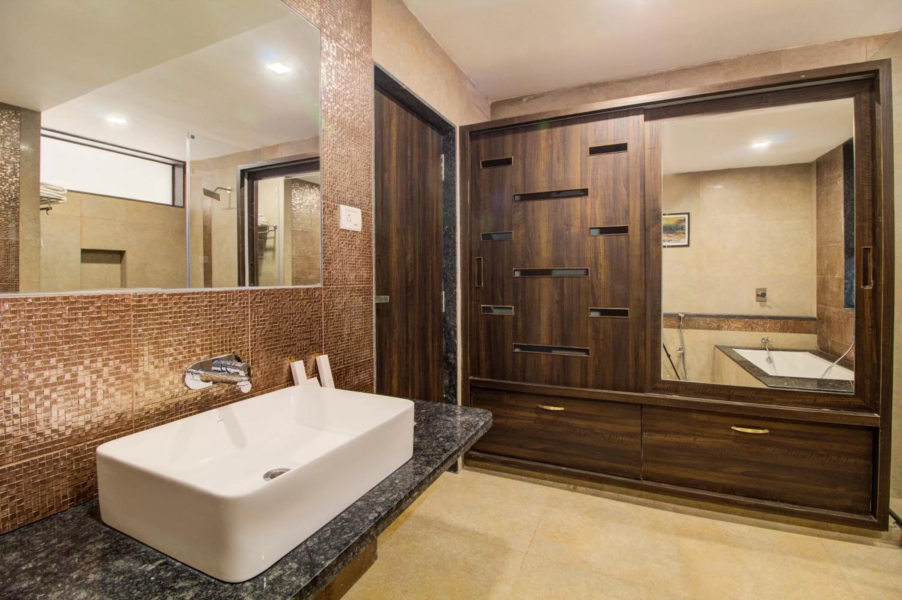 Bathroom in Mountain Breeze Resort, Mahabaleshwar
