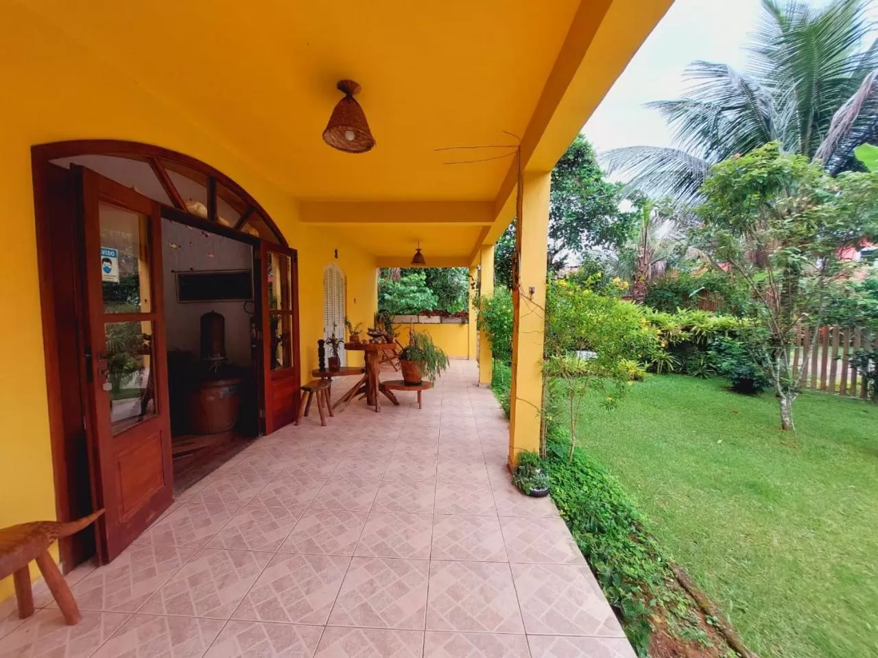 Patio in Pousada Capim Melado