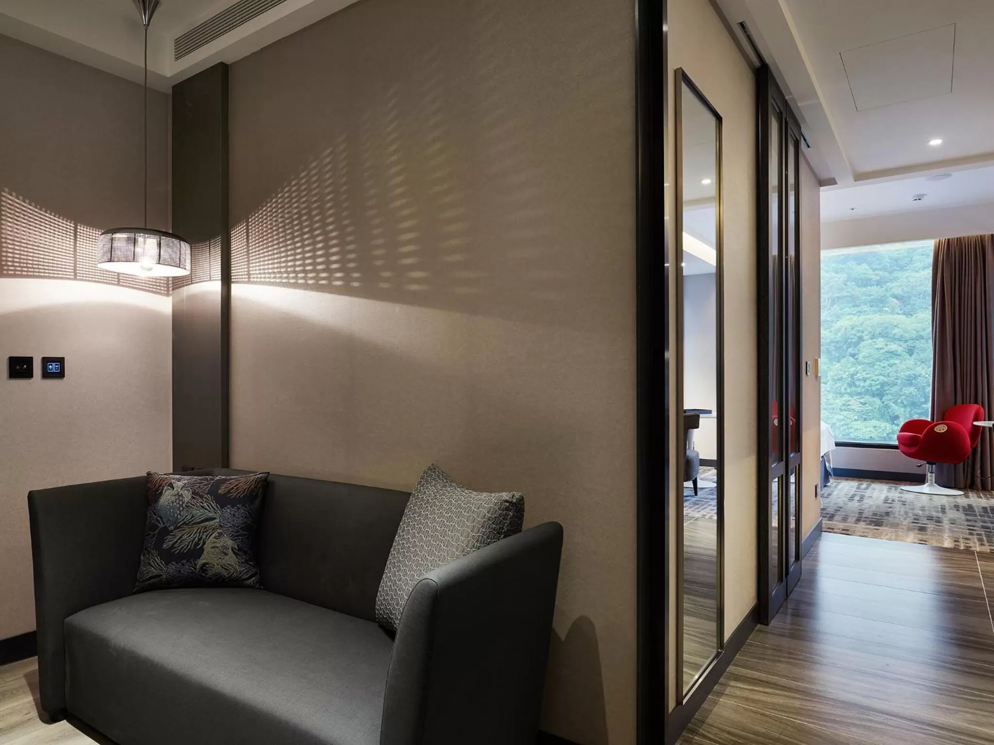 Living room in The Tango Hotel Taipei Jiantan