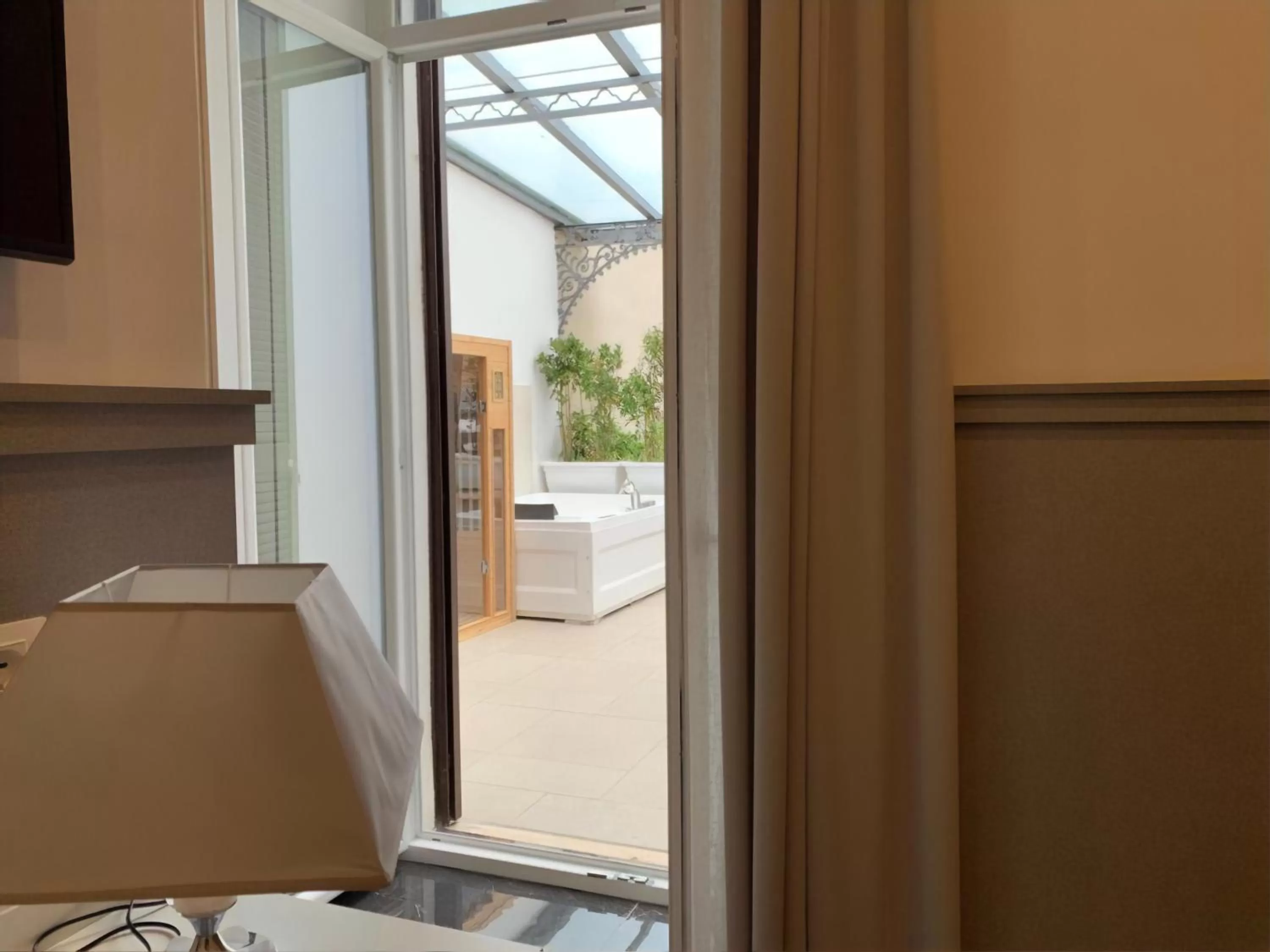 Patio in Villa Elisio Hotel & Spa