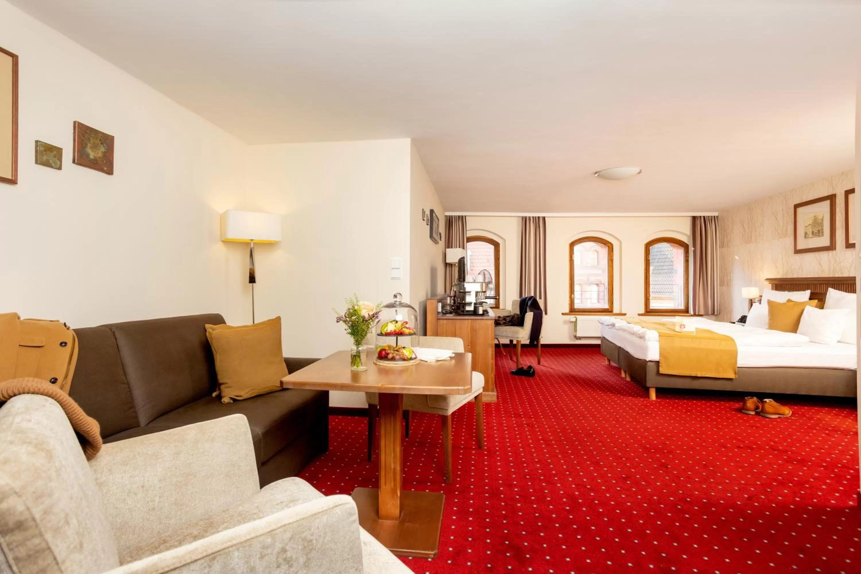 Living room in Romantik Hotel Scheelehof Stralsund