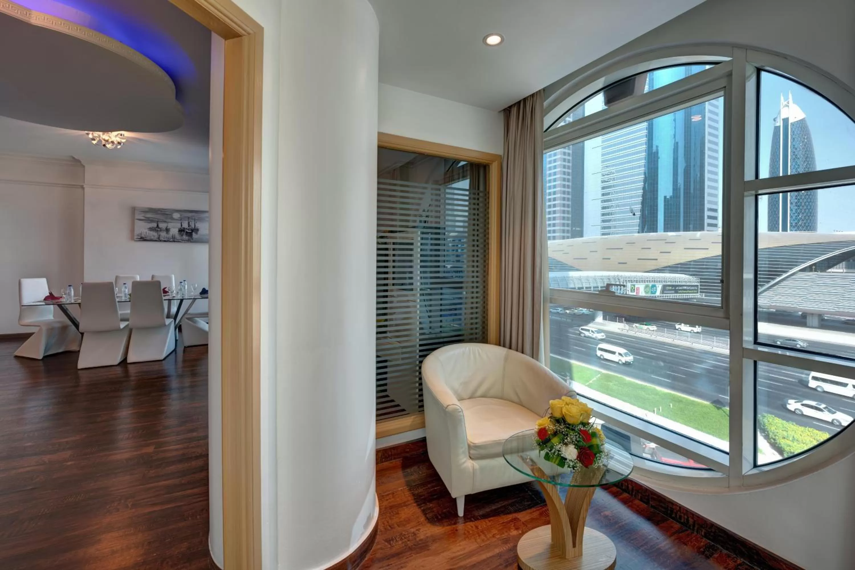 Living room in Emirates Grand Hotel