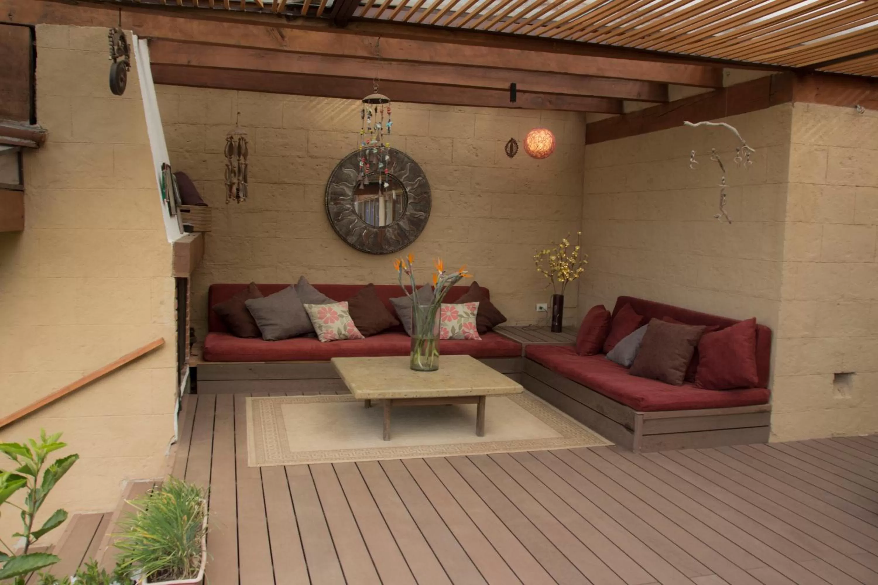 Seating area in La Joya del Viento