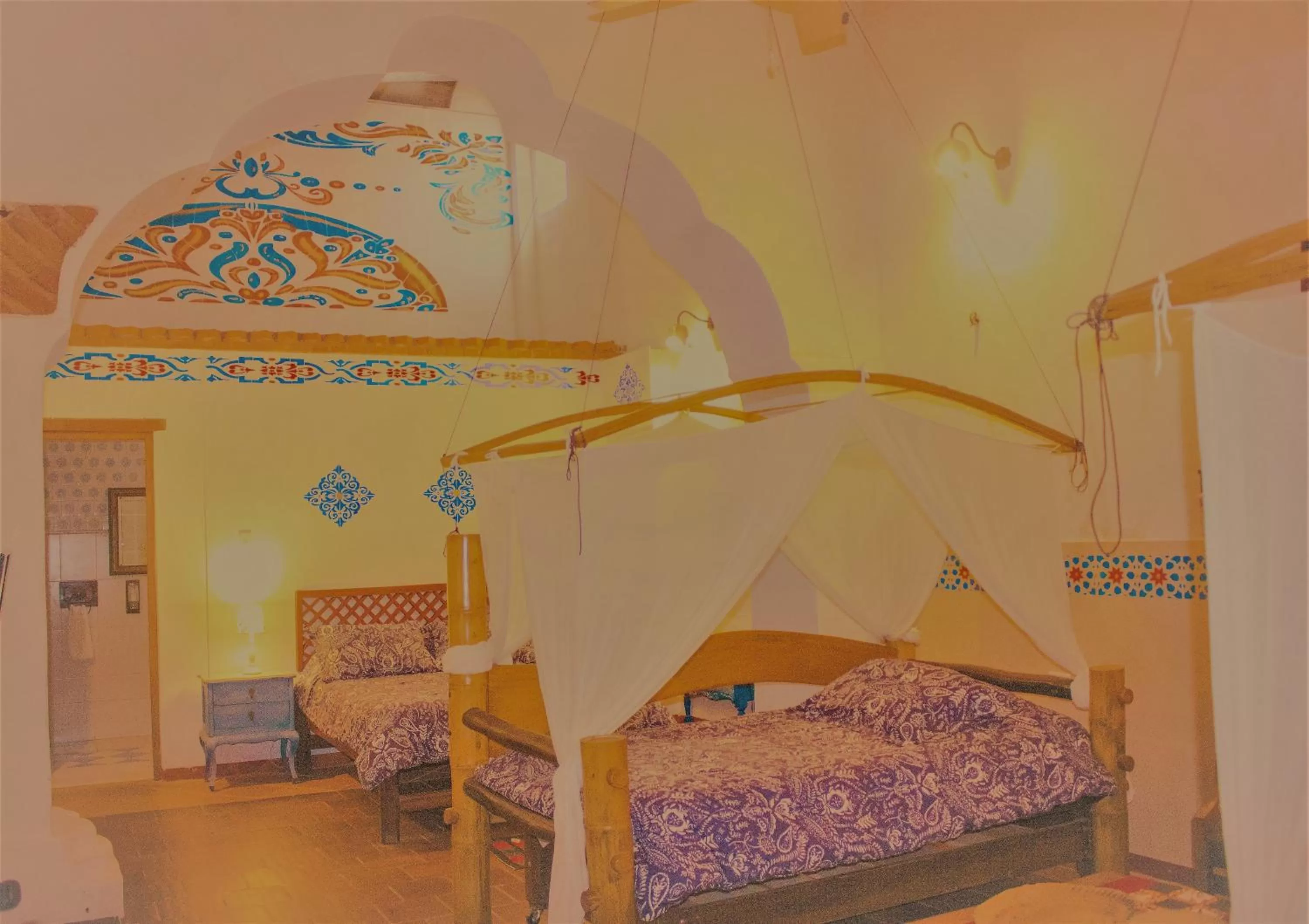 Decorative detail, Bunk Bed in CASA SINNING-año1637