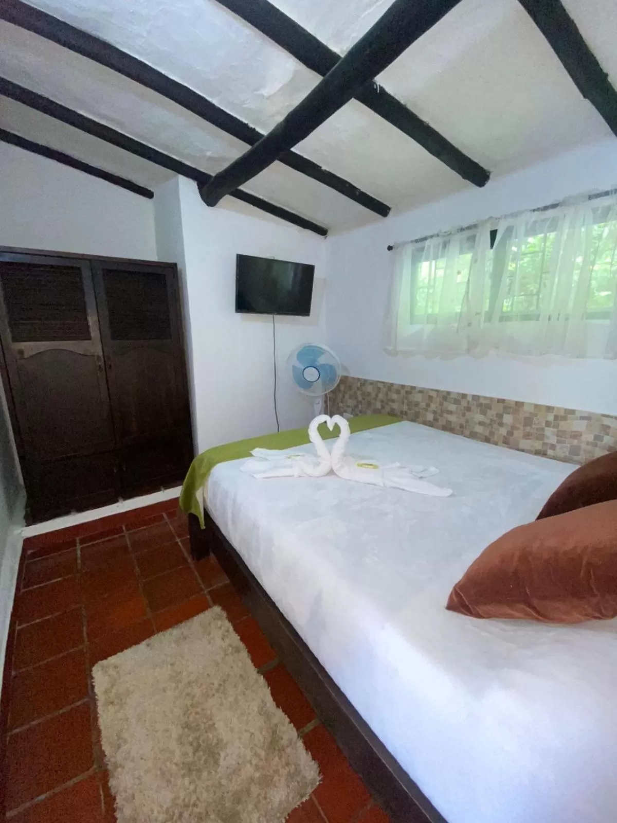 Bed in Hotel Campestre la Loma curiti