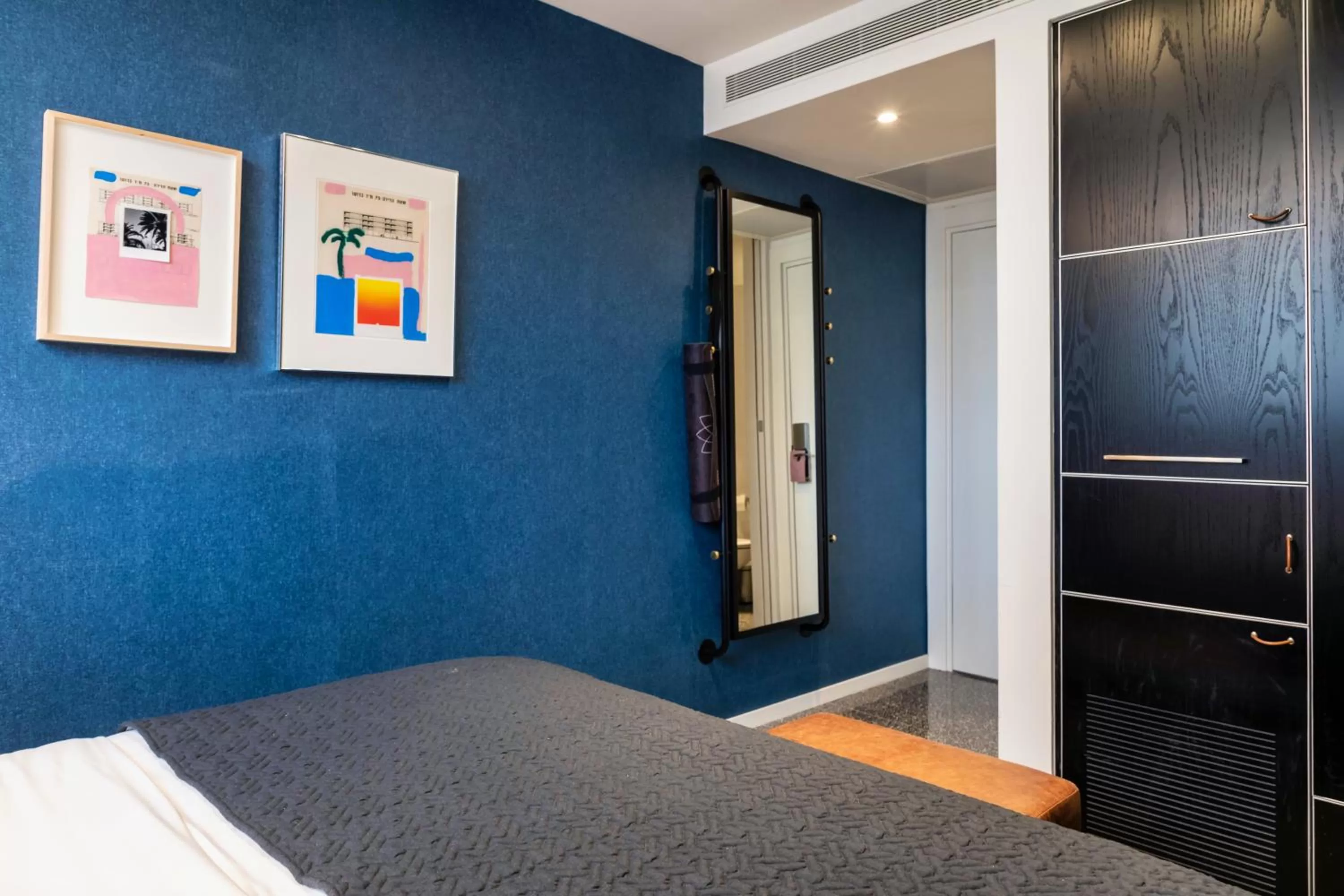 Decorative detail, Bed in Fabric Hotel - an Atlas Boutique Hotel