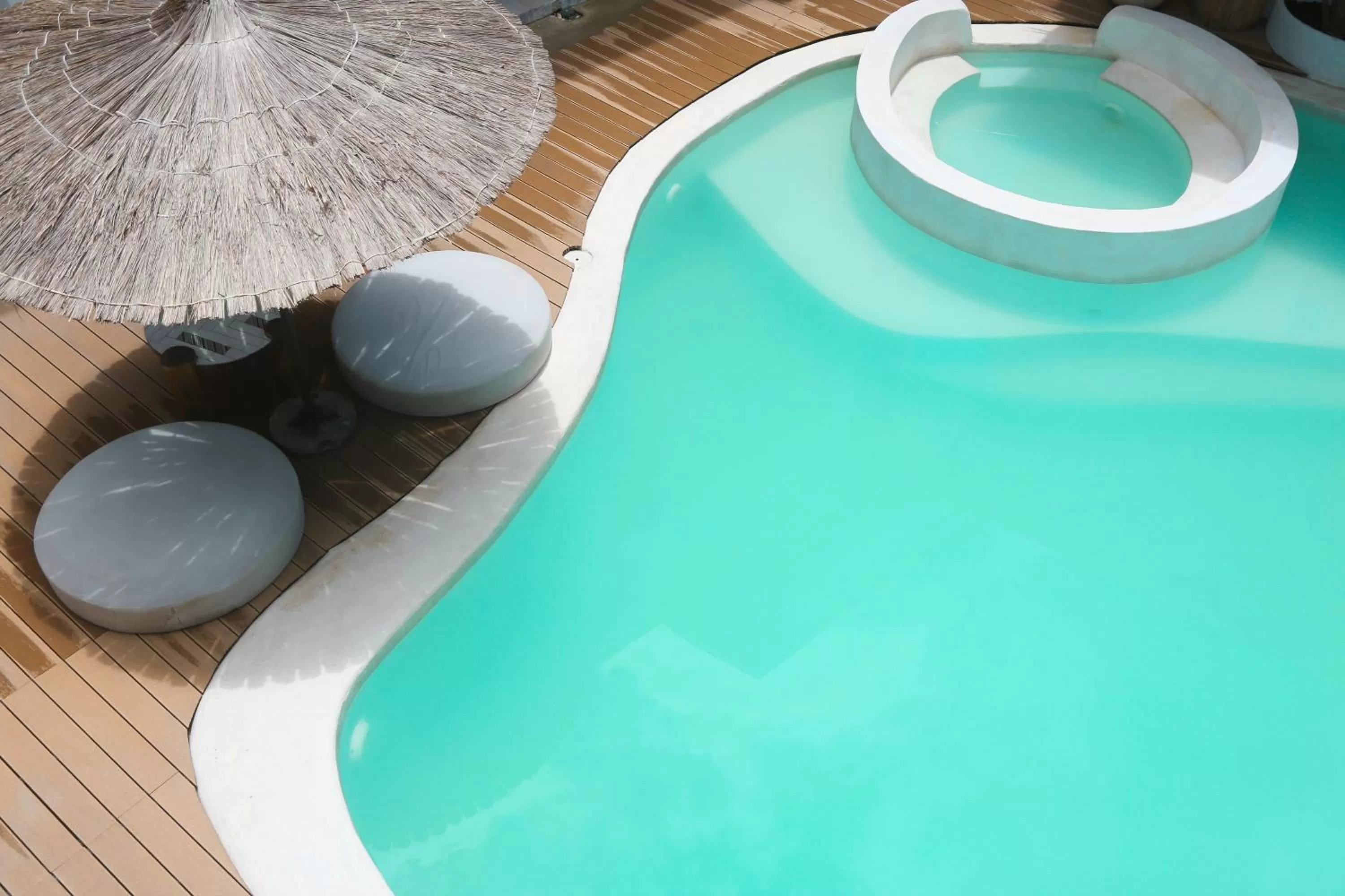 Pool view in Bassa nova villa