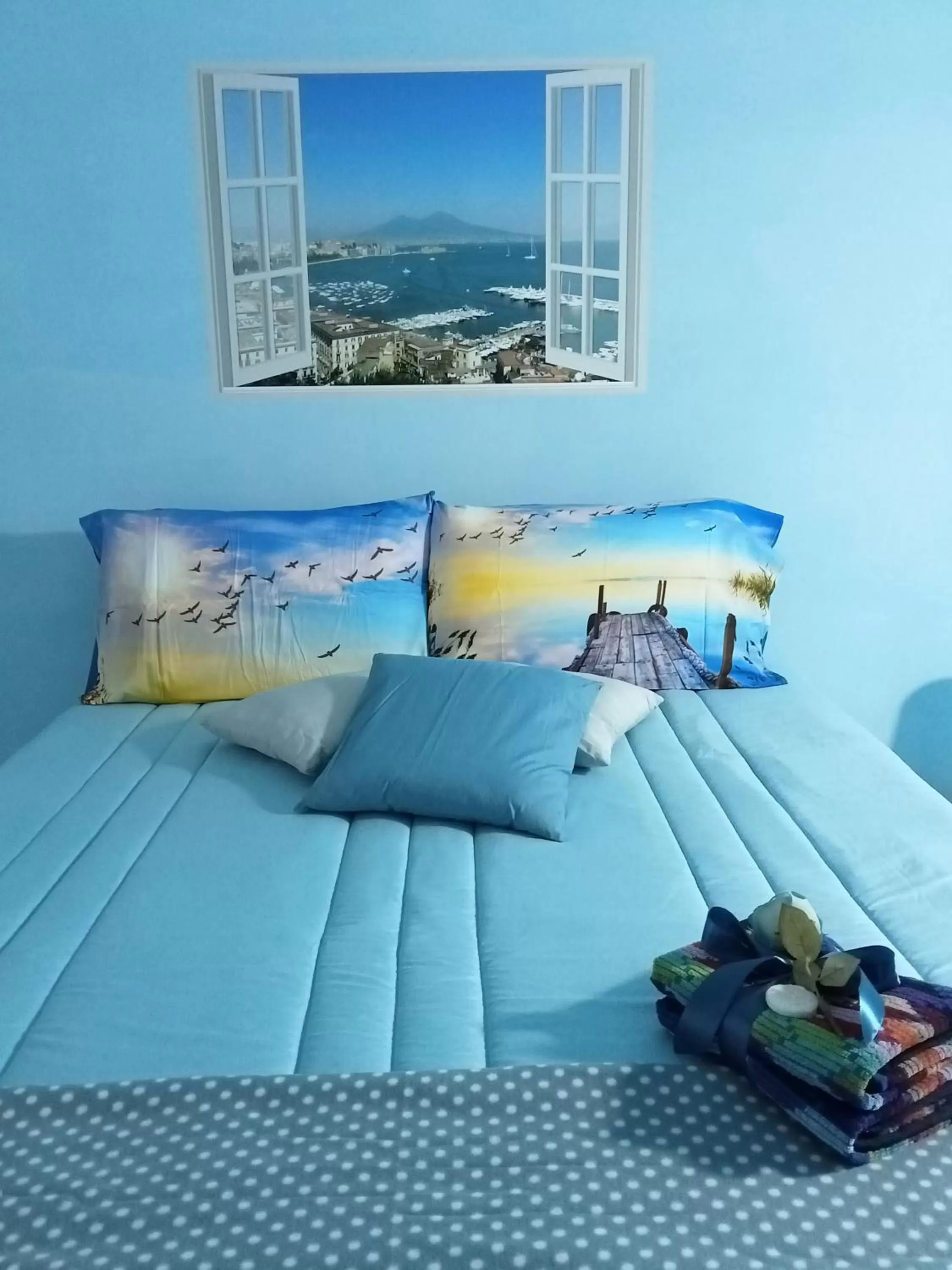 Bed in La Terrazza di Monica & Teresa