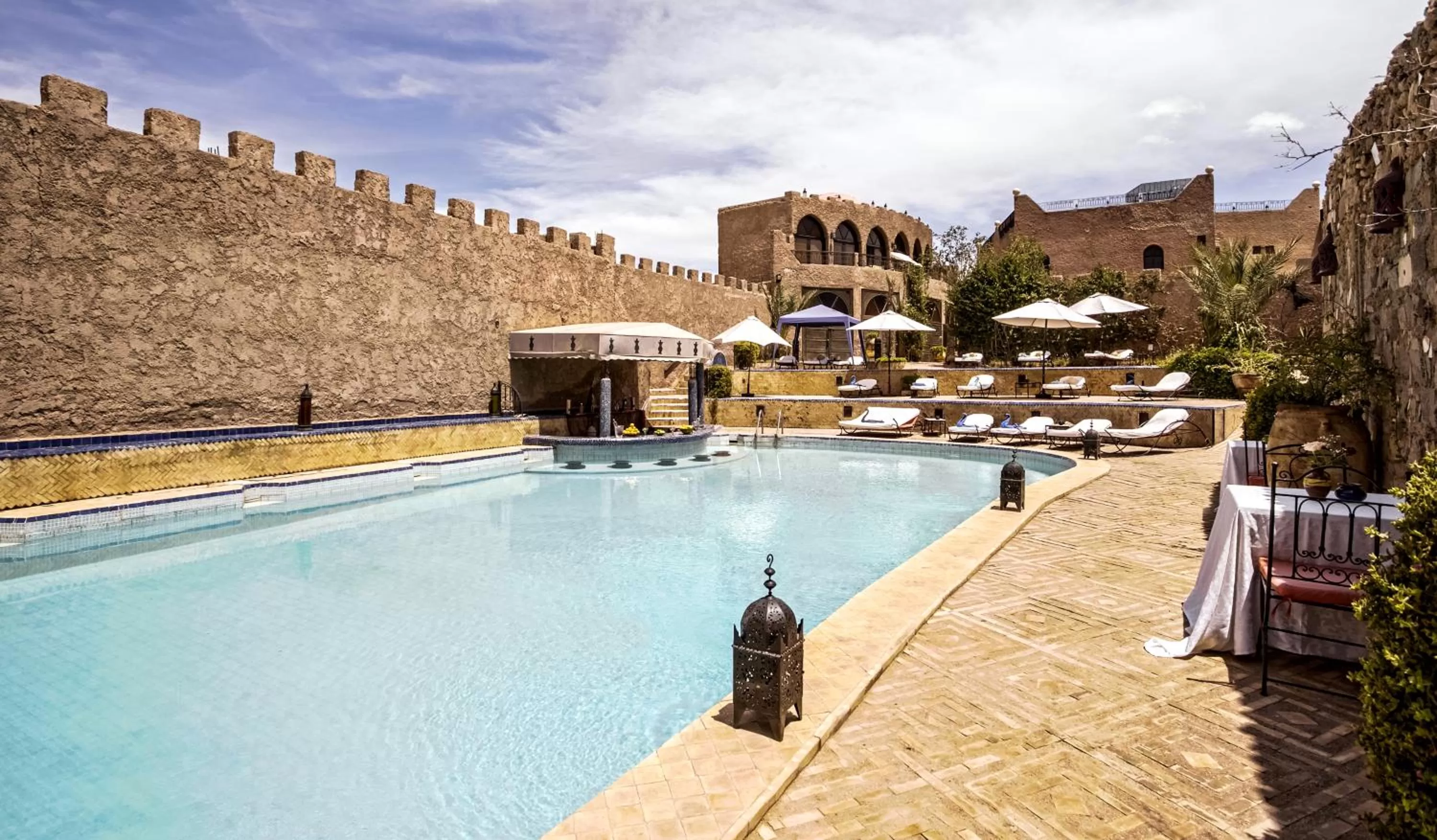 Swimming pool in Hotel Kasbah Le Mirage & Spa