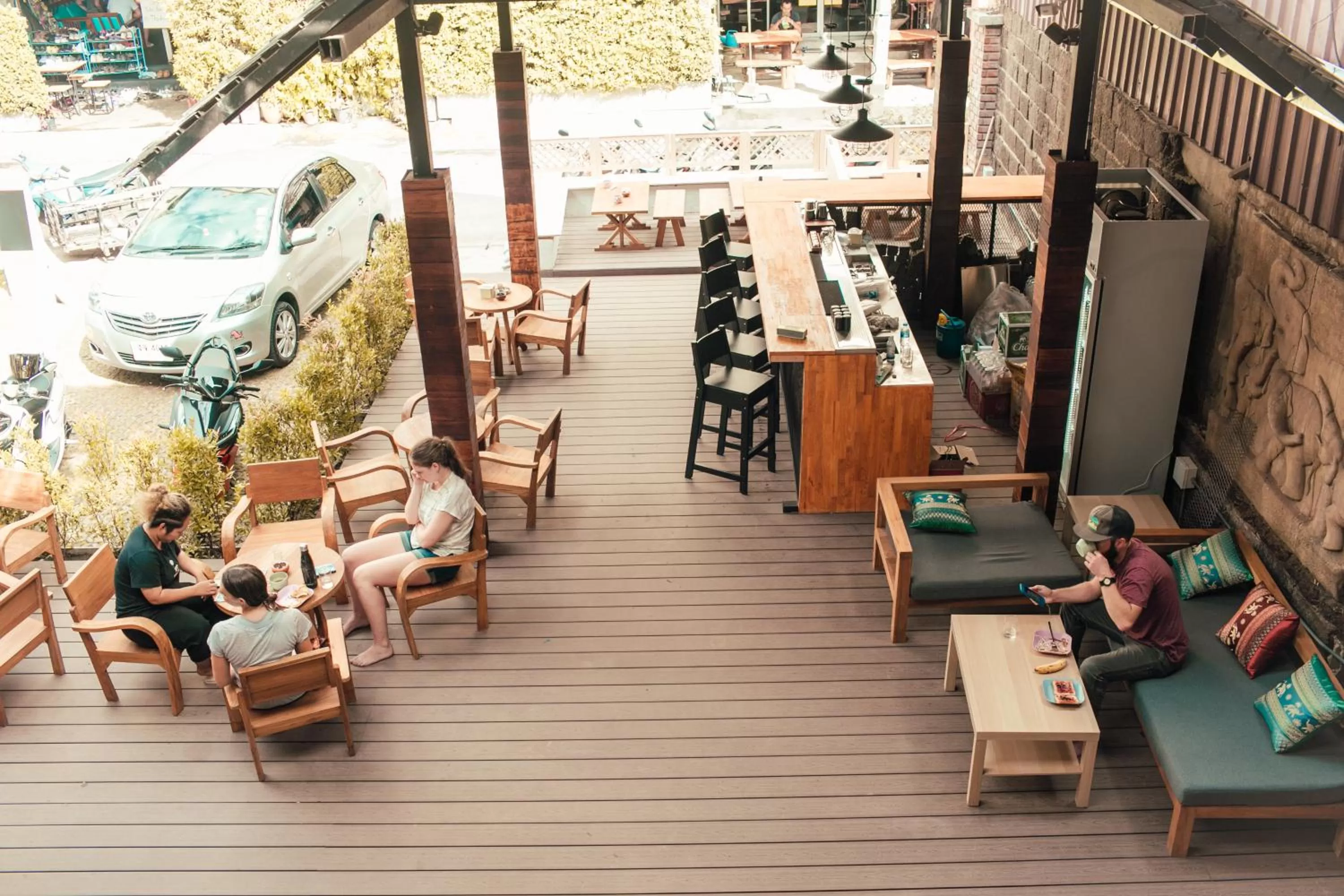 Restaurant/places to eat in Sylvis Hostel Chiangmai