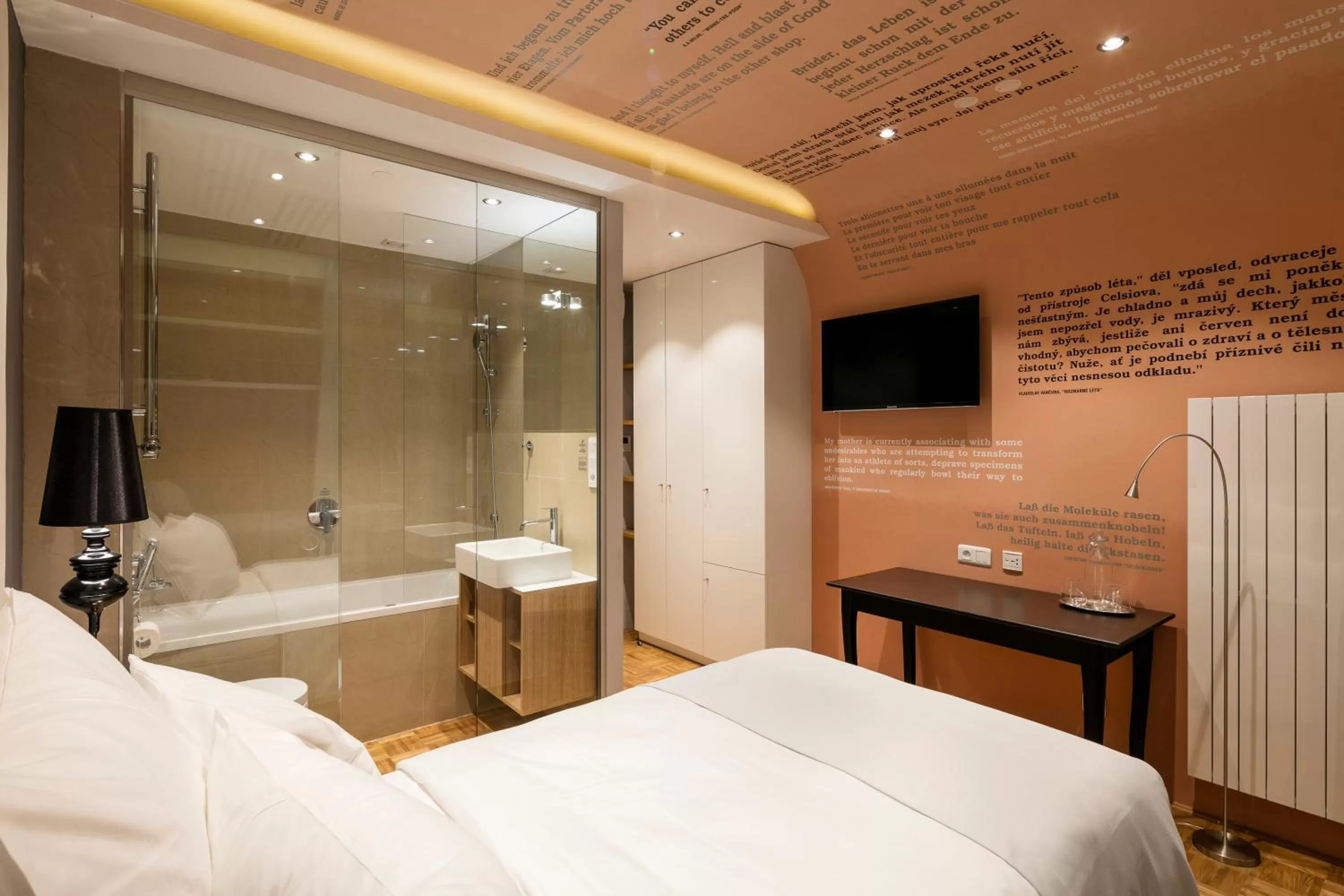 Bedroom, Bed in Pytloun Imperial Design Suites