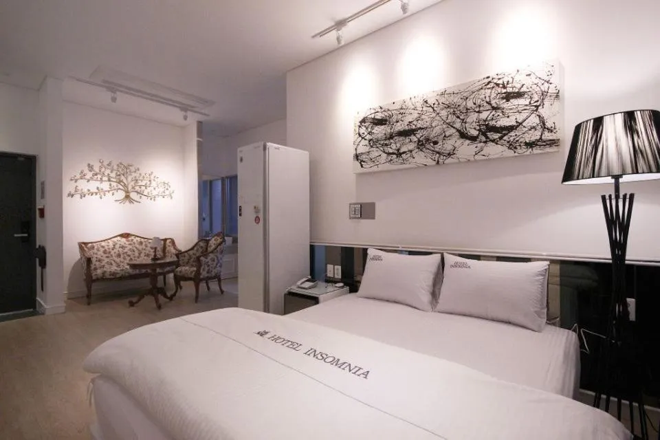 Bed in 호텔 인썸니아 Hotel Insomnia 失眠酒店
