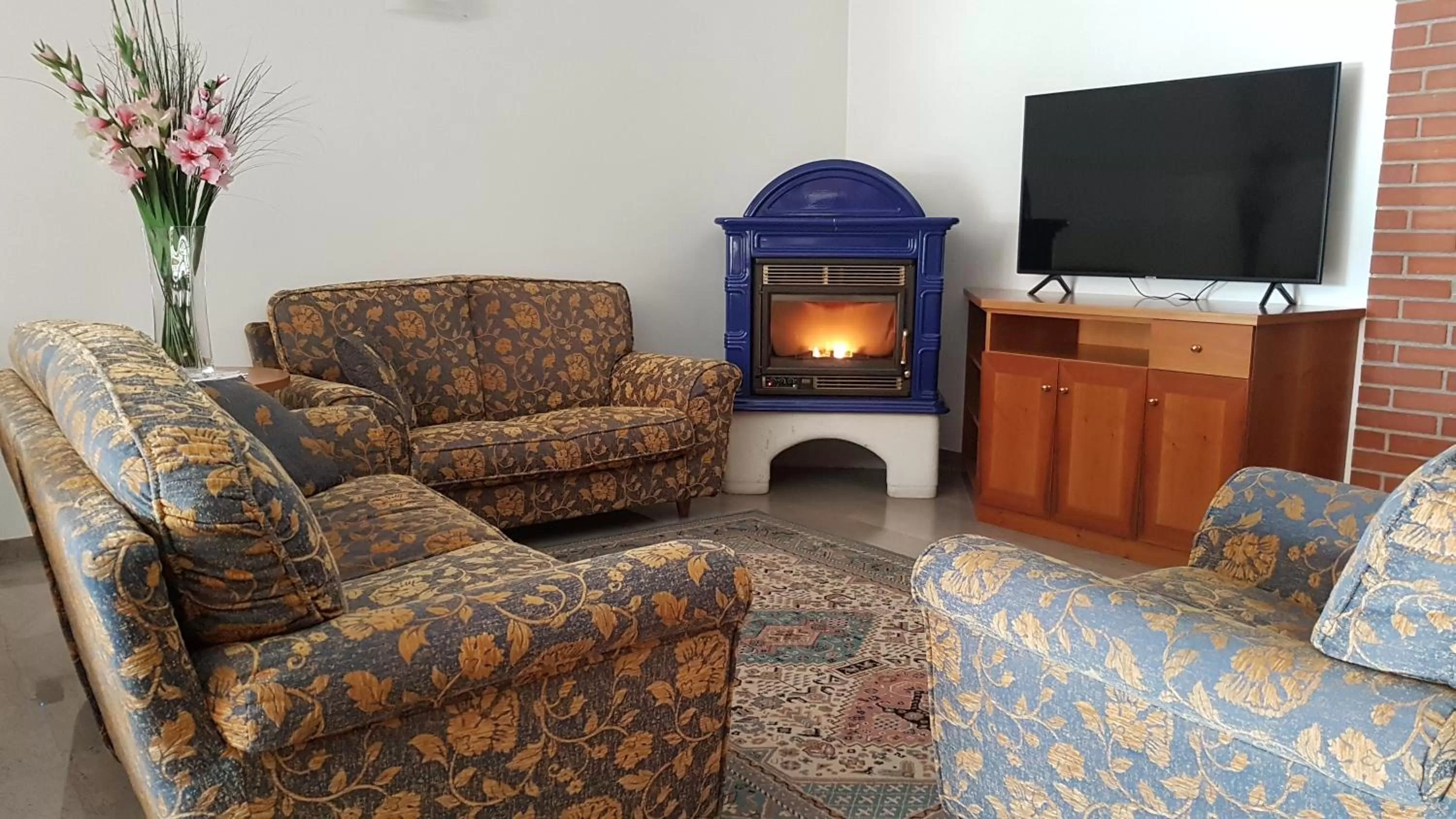 Communal lounge/ TV room in Hotel Alla Dolina