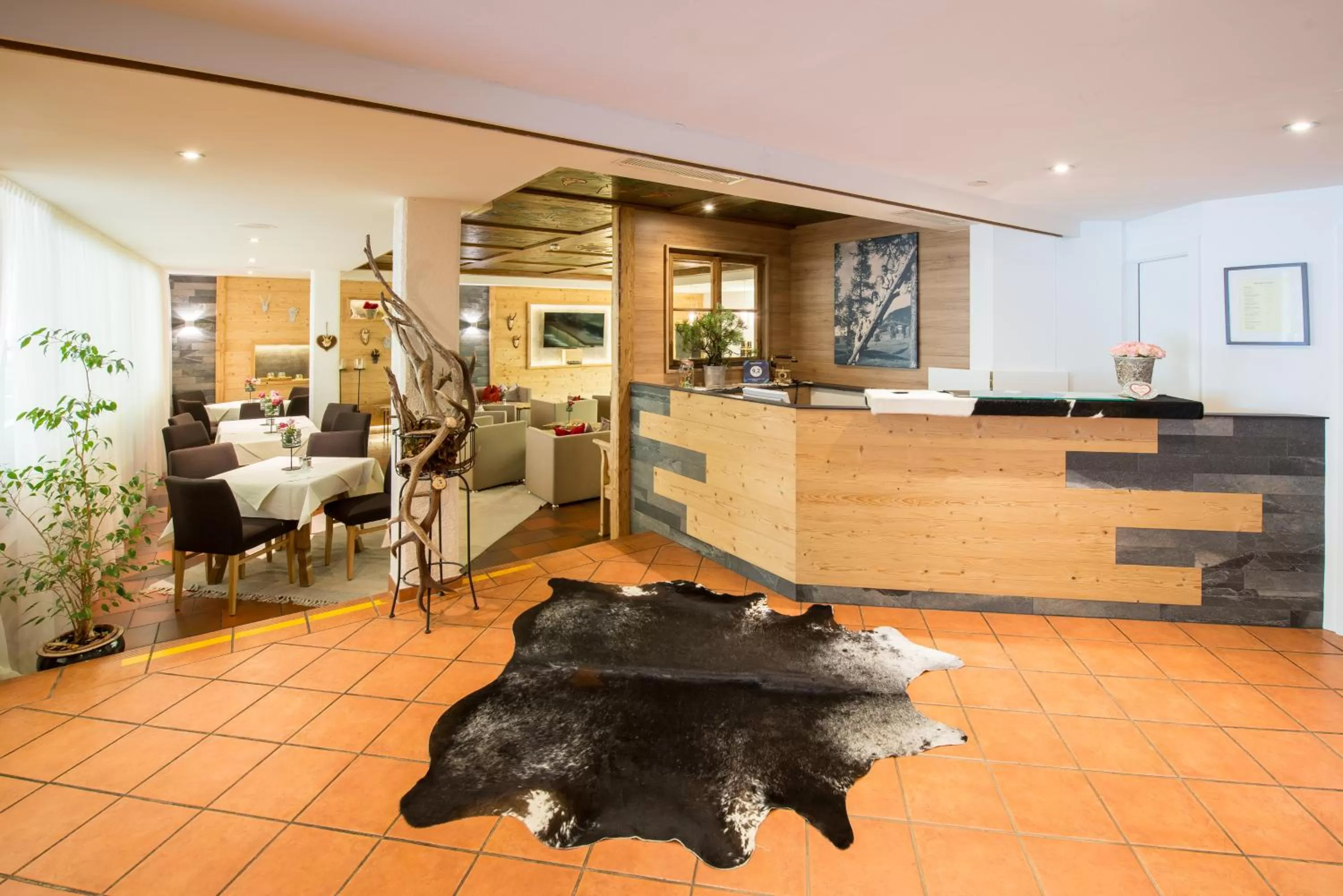 Lobby or reception in Hotel Diana