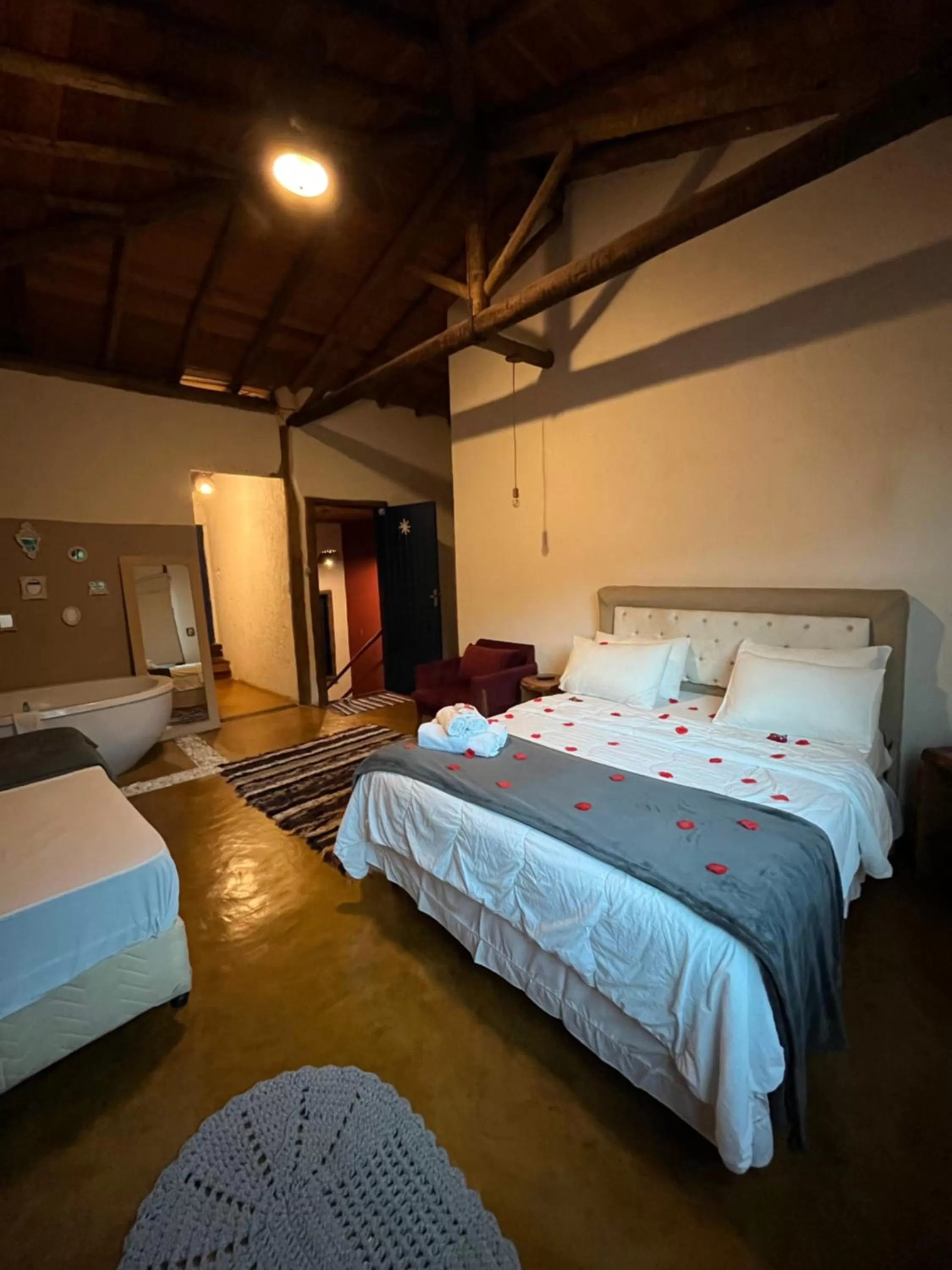 Bed in A Mi Manera Bistro, Pousada e Cervejaria Artesanal!