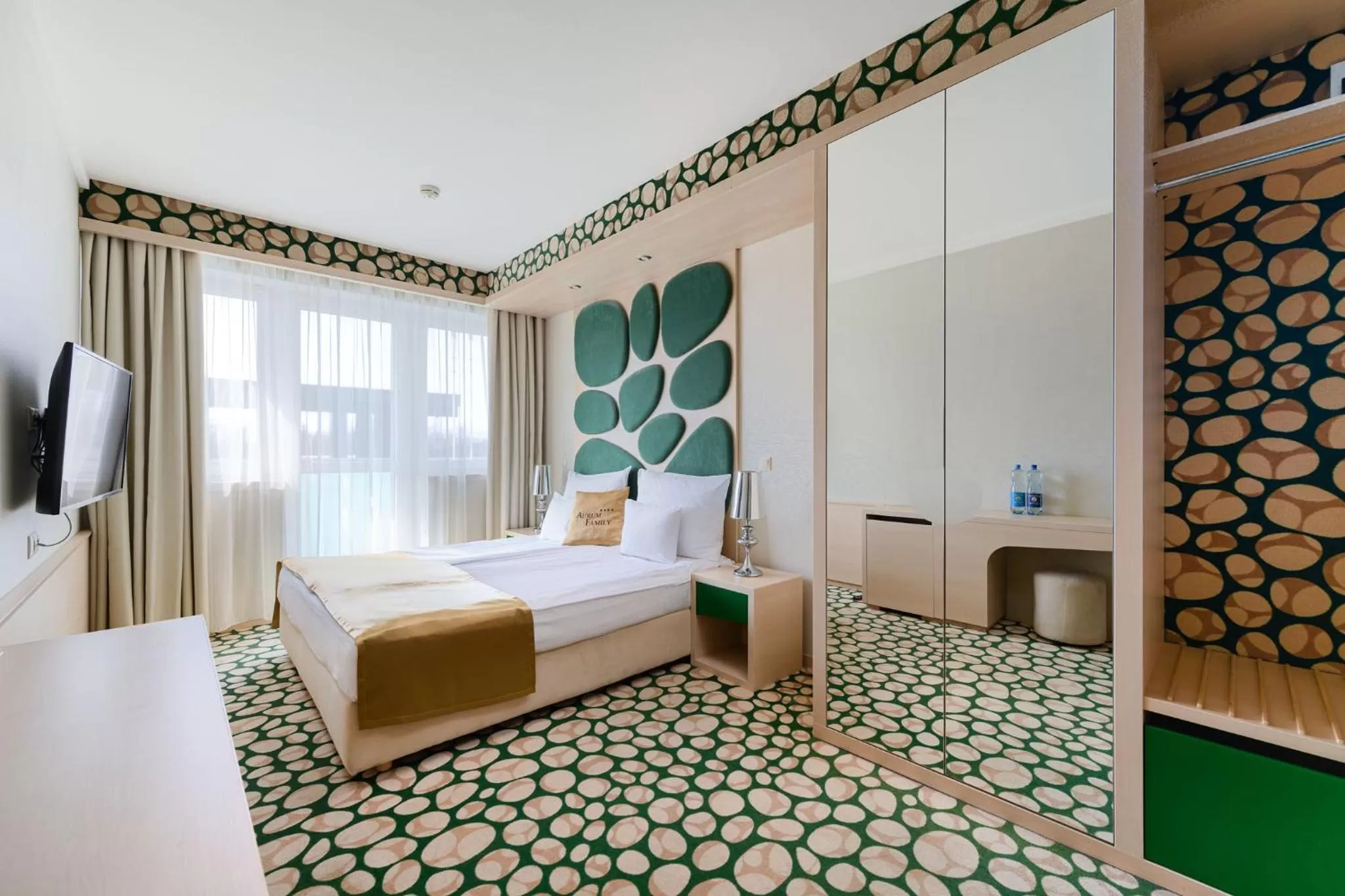 Photo of the whole room, Bed in Hotel Aurum Family "A"