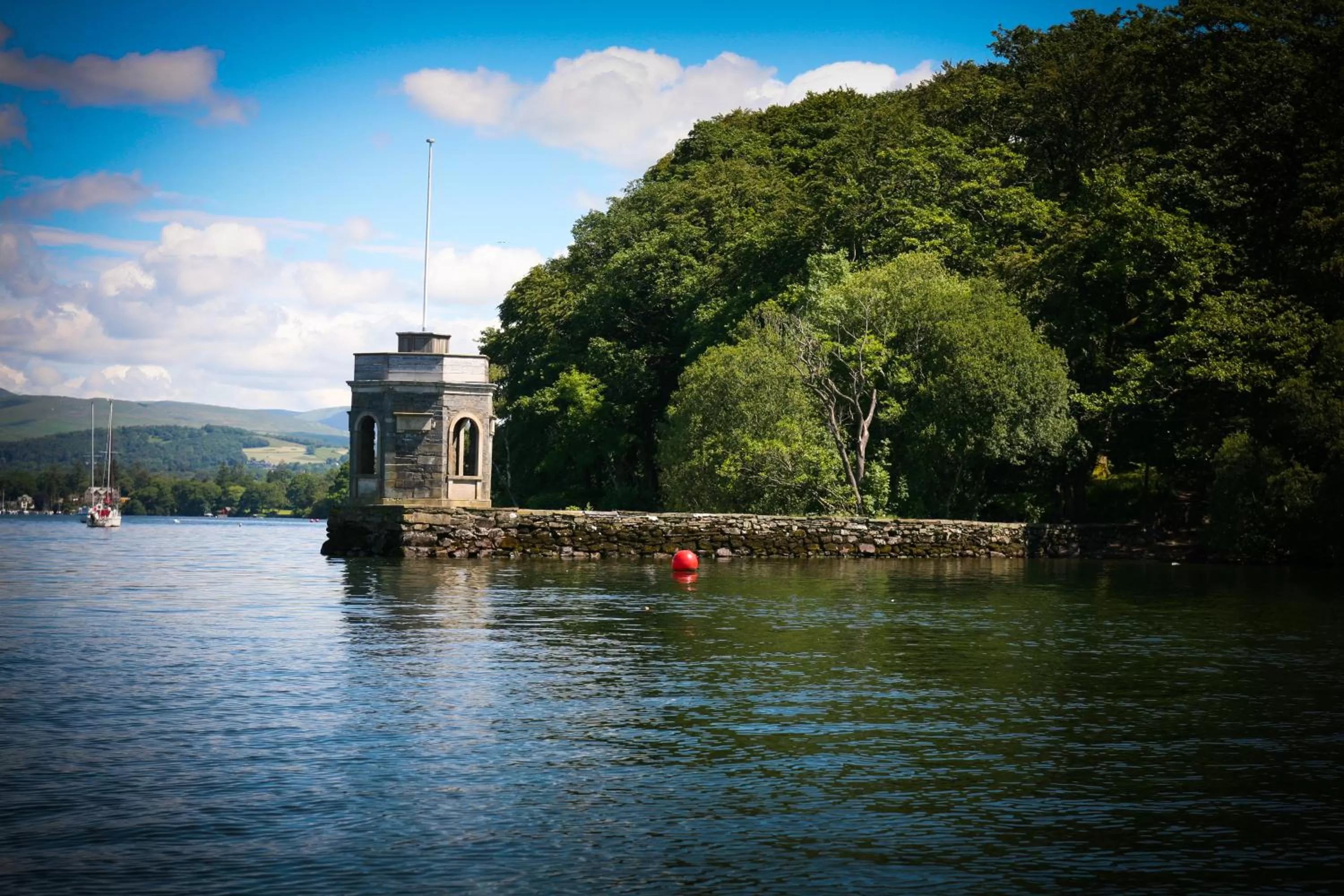 Area and facilities in Storrs Hall Hotel on the shore of Lake Windermere