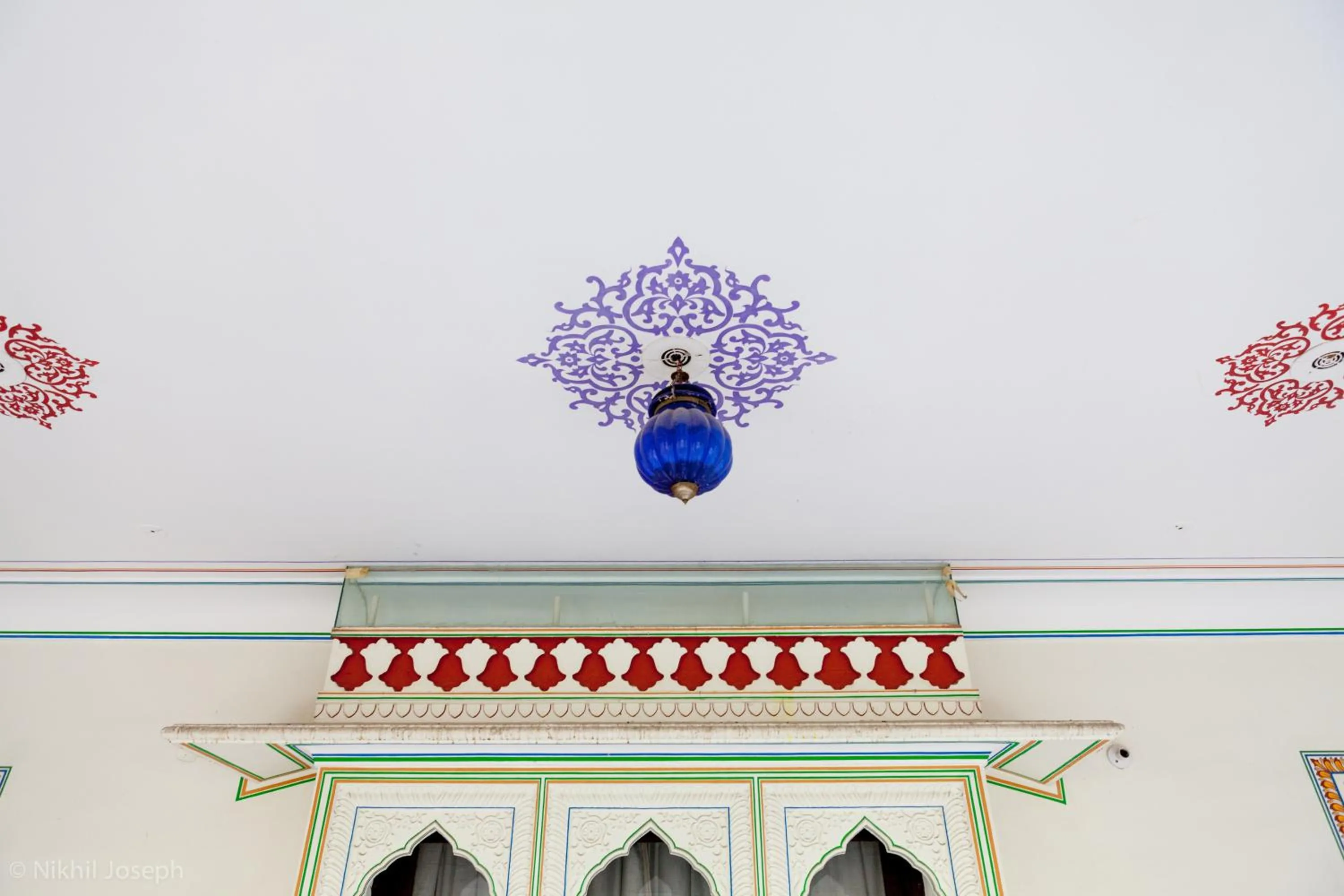 Decorative detail in Krishna Palace - A Heritage Boutique Hotel