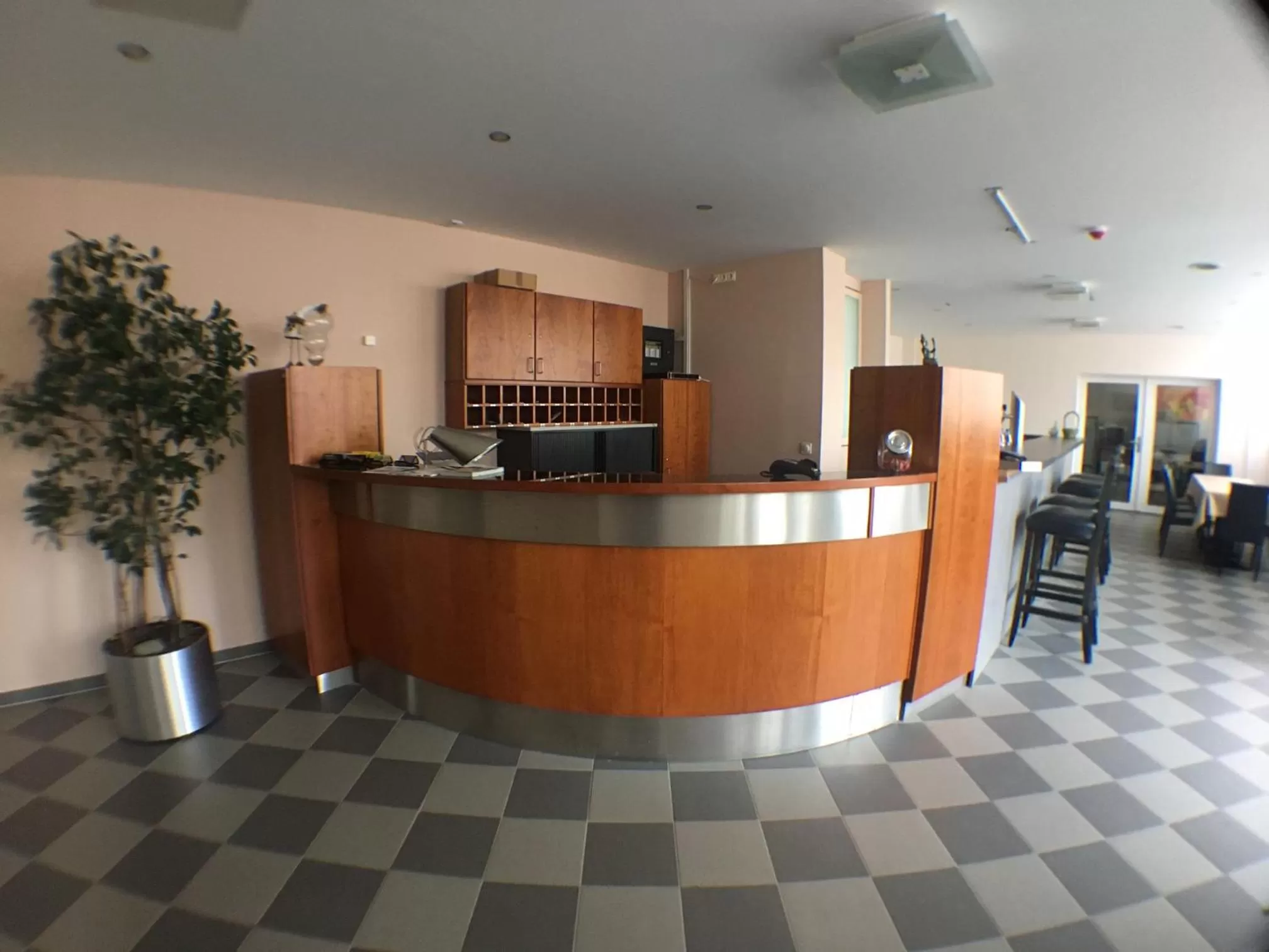 Lobby or reception in Motel Monteur