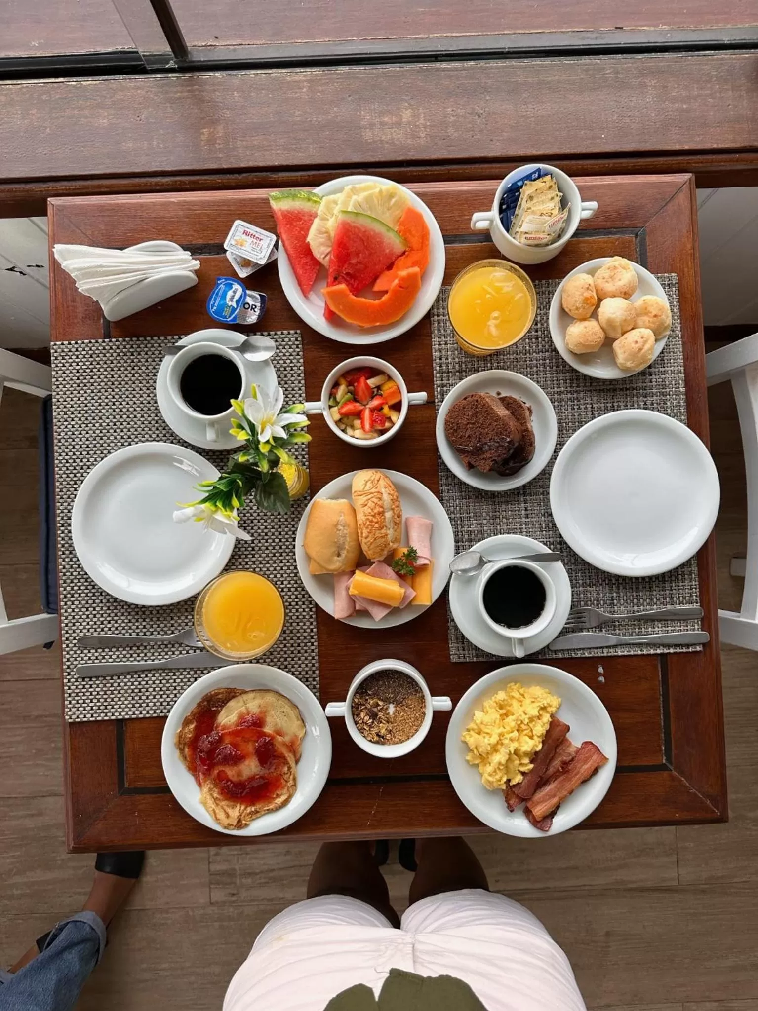 Breakfast in Pousada Corsario Buzios