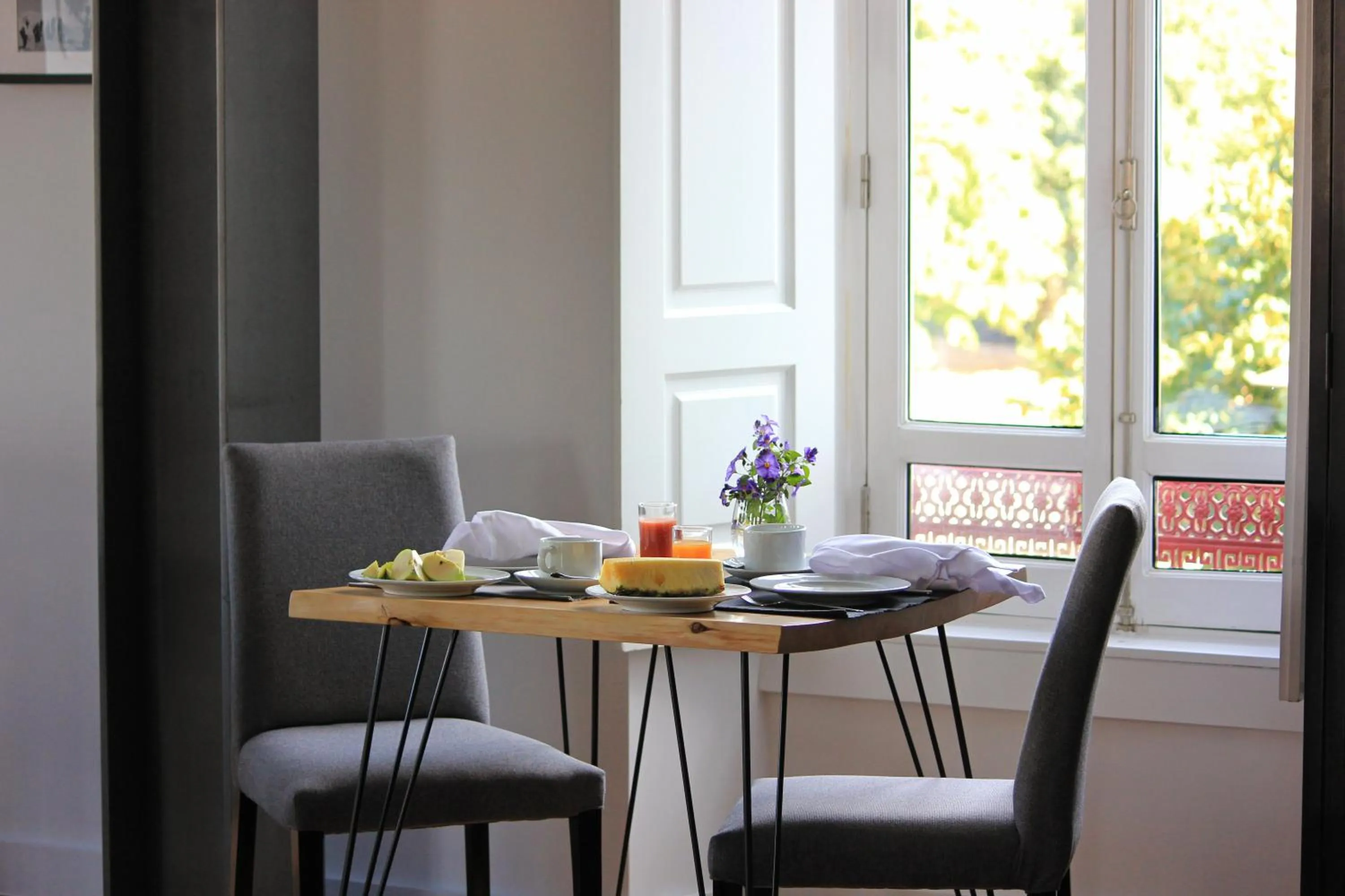 Continental breakfast in Amoras Country House Hotel