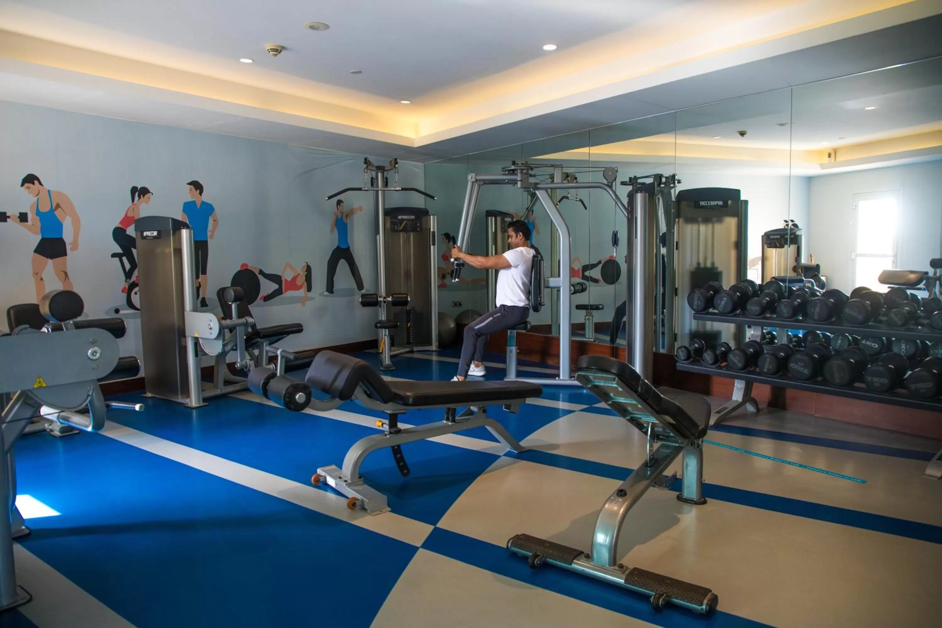 Fitness centre/facilities in Elite Byblos Hotel