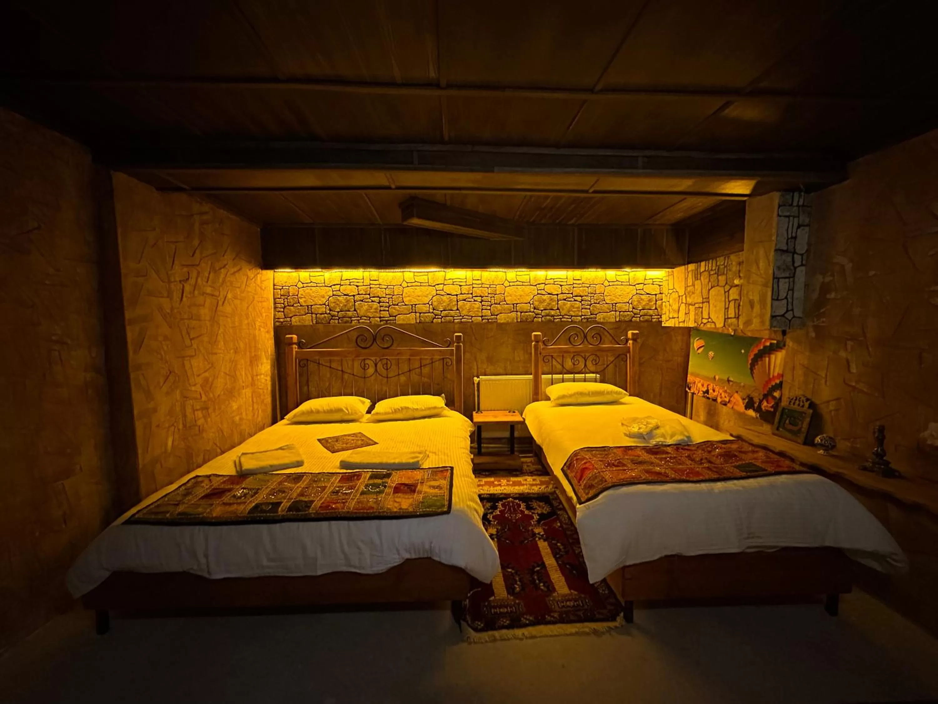 Bed in Atax Cave Hotel