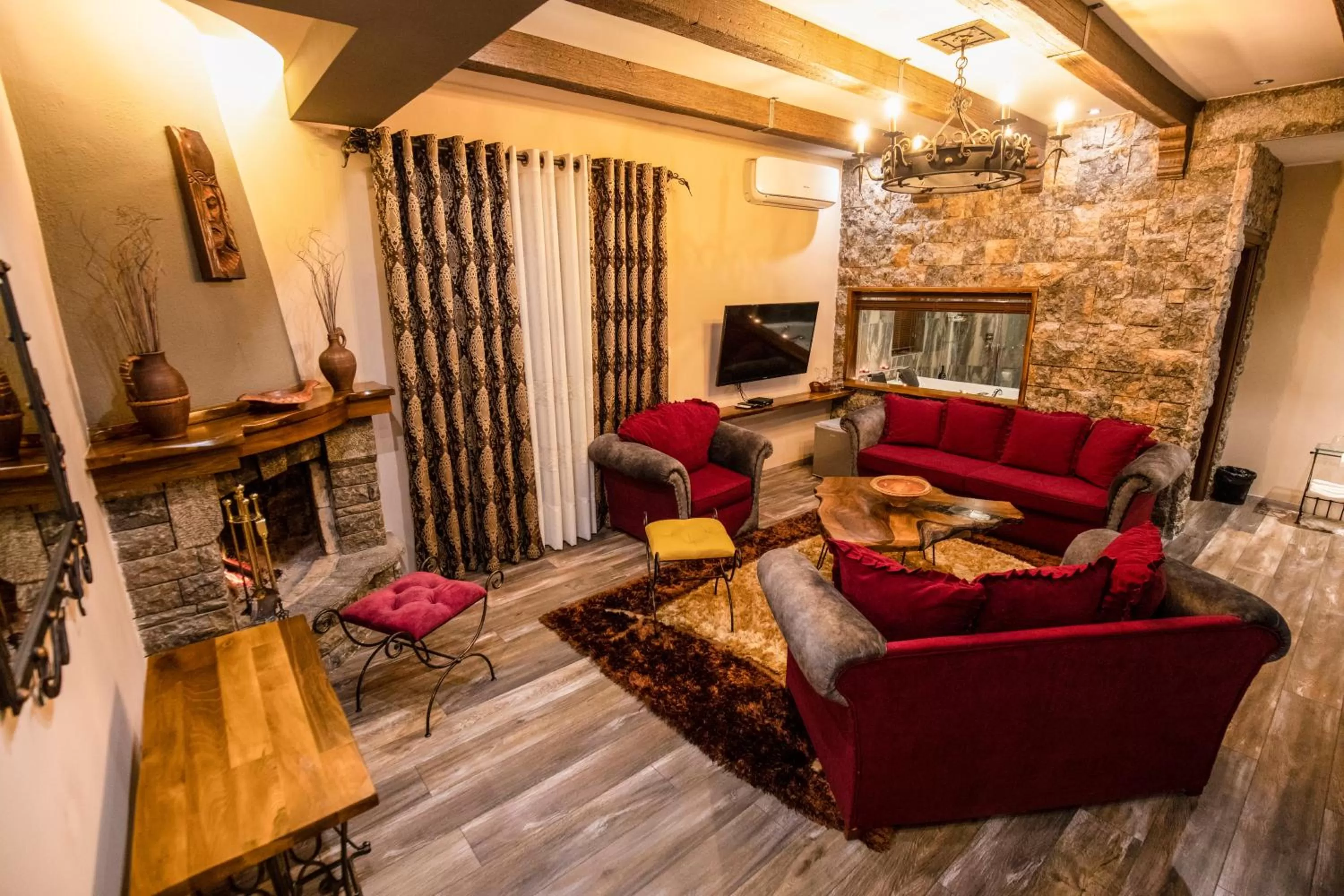 Seating area in Vila Eden Boutique Hotel