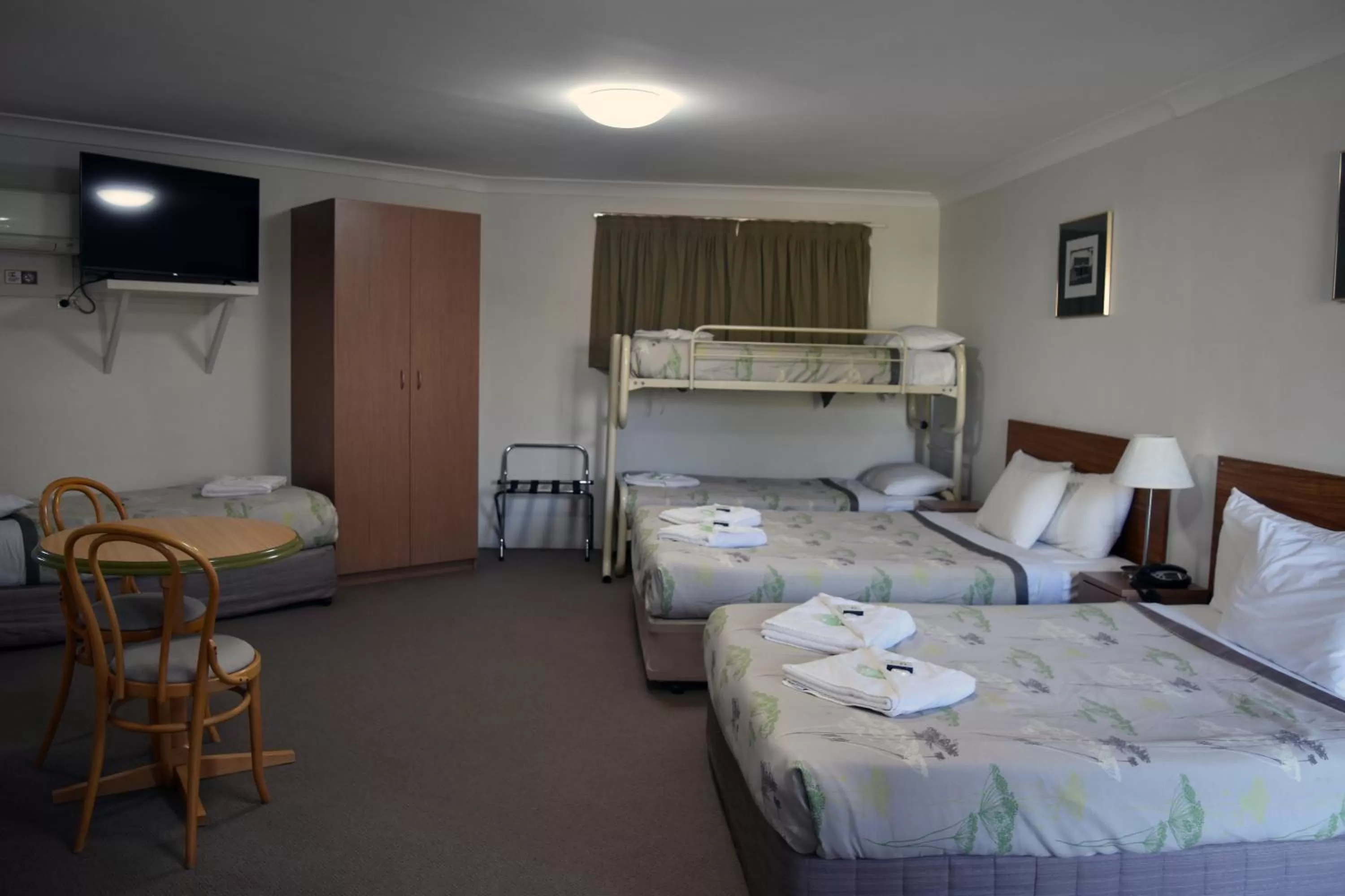 Bed in Ten Dollar Town Motel