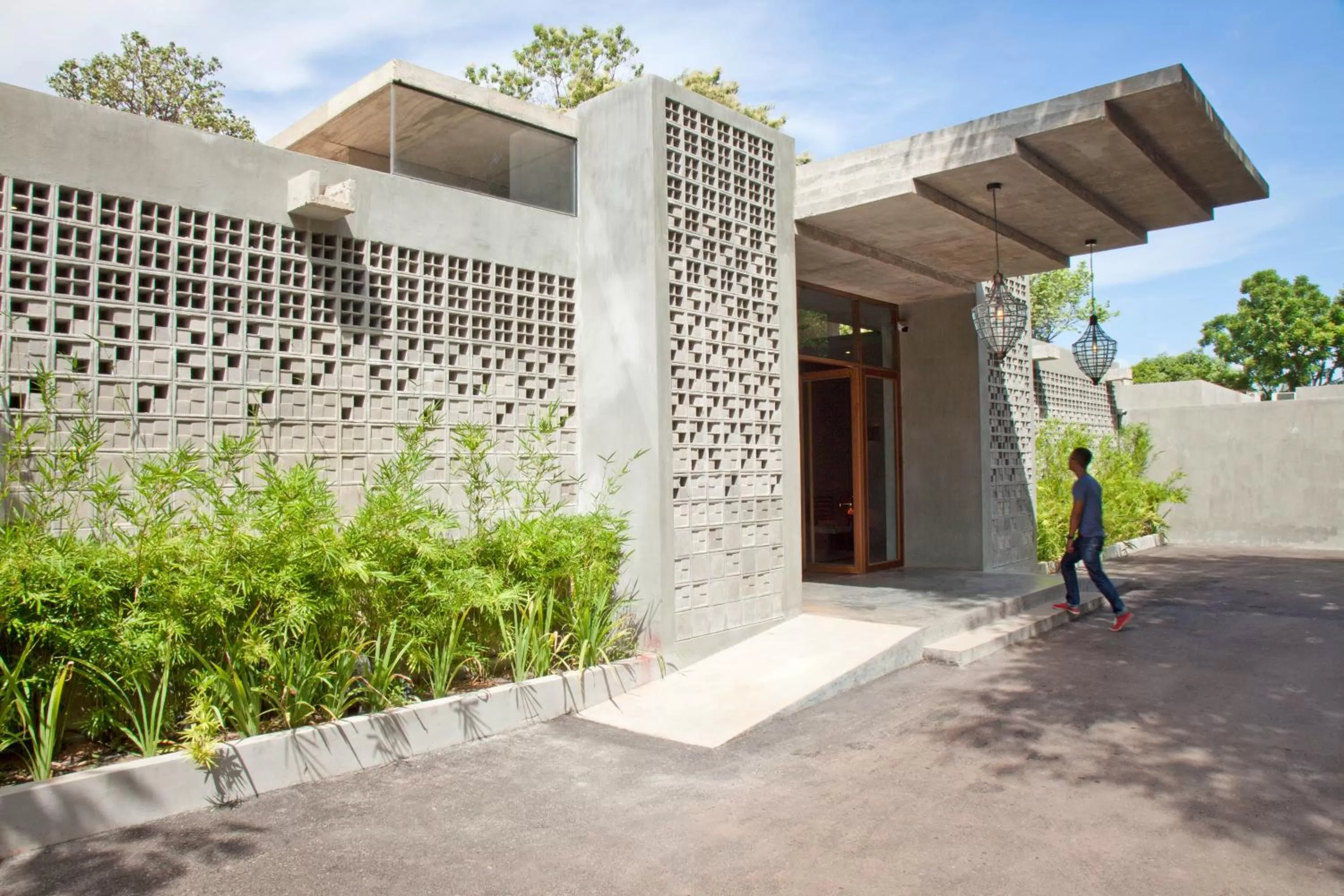 Facade/entrance in Templation Hotel