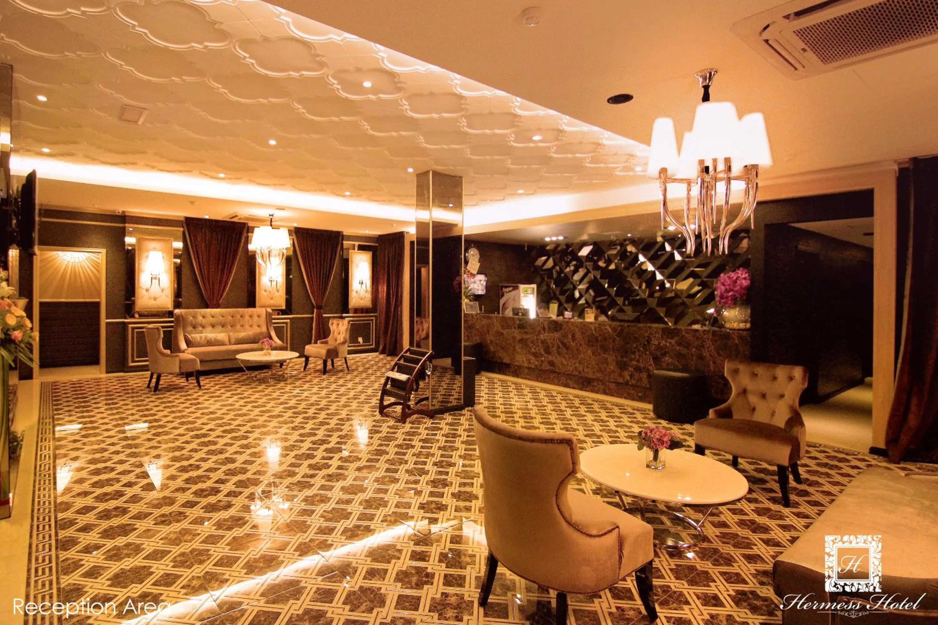 Lobby or reception in Hermess Hotel Johor