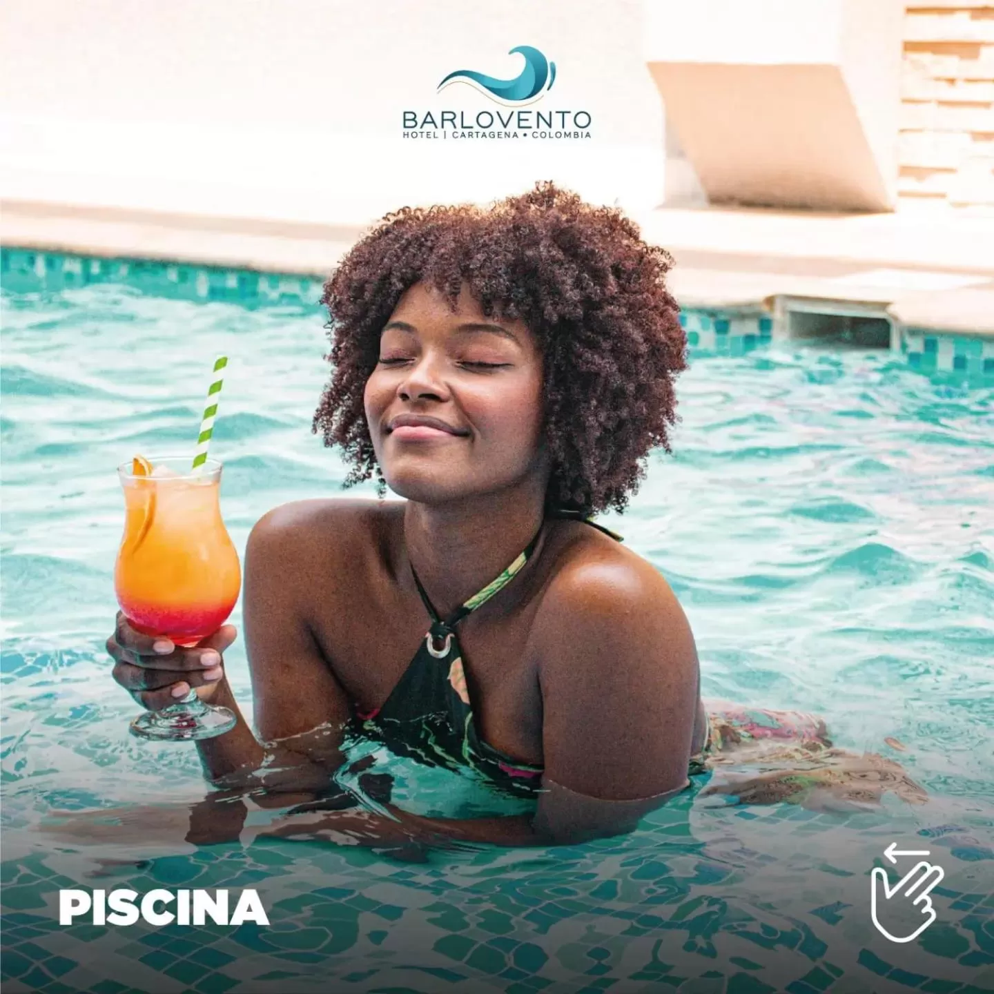 Swimming pool in Hotel Barlovento