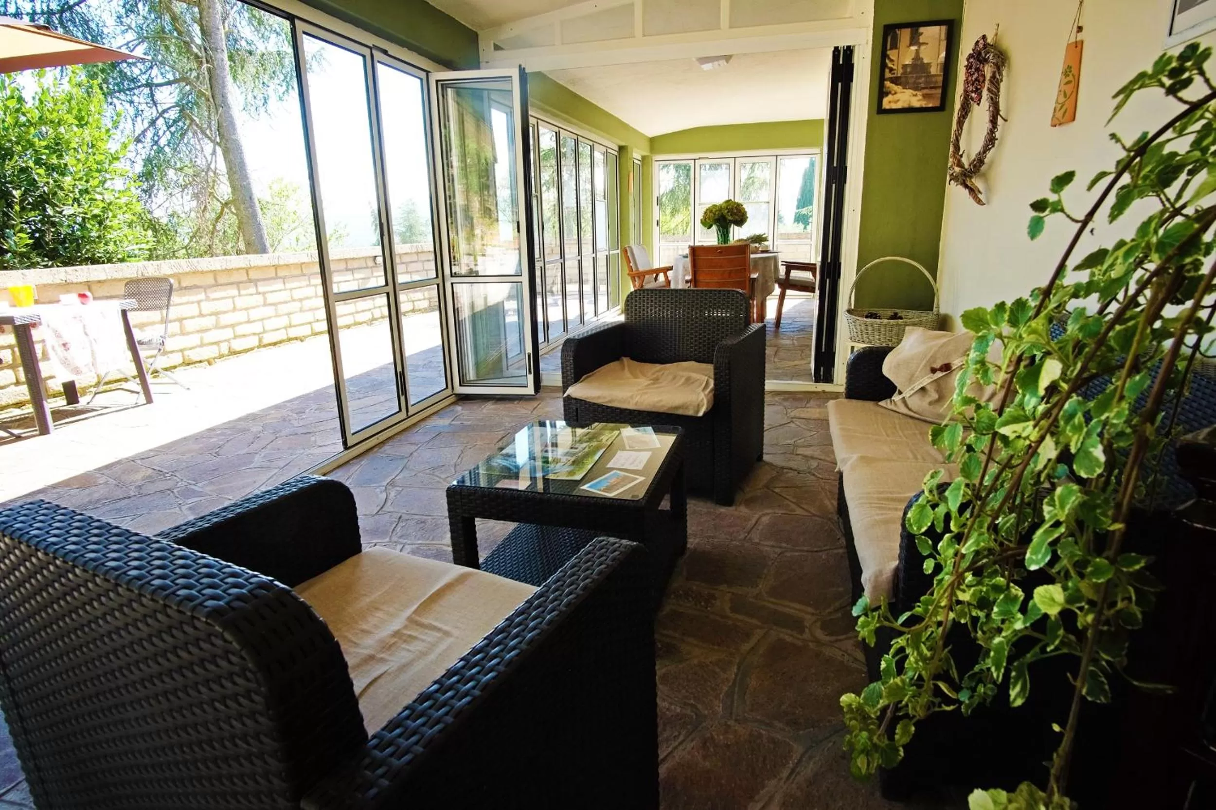 Patio in Bed and Breakfast Romantica Evasione