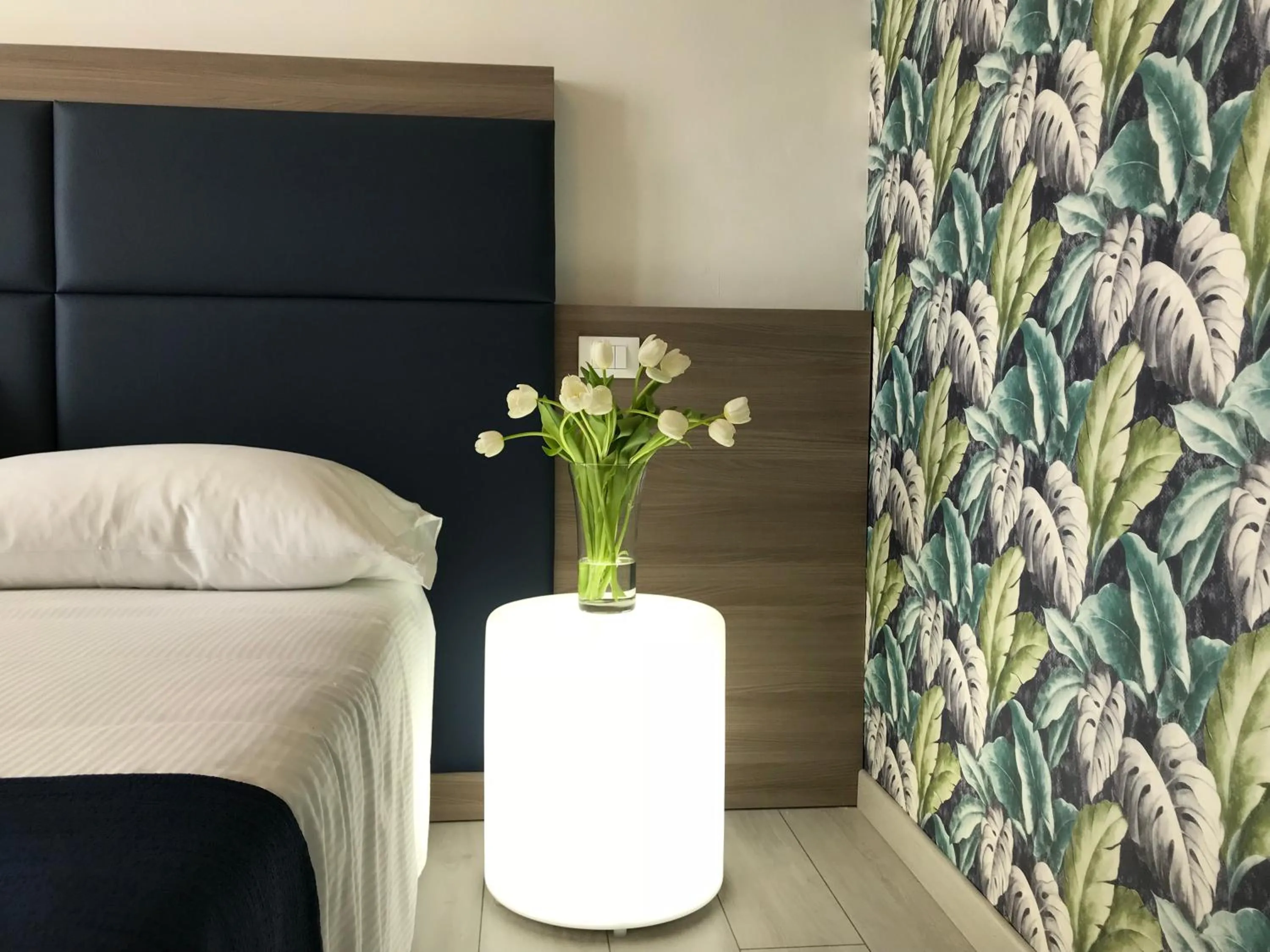 Decorative detail, Bed in Hotel Riviera