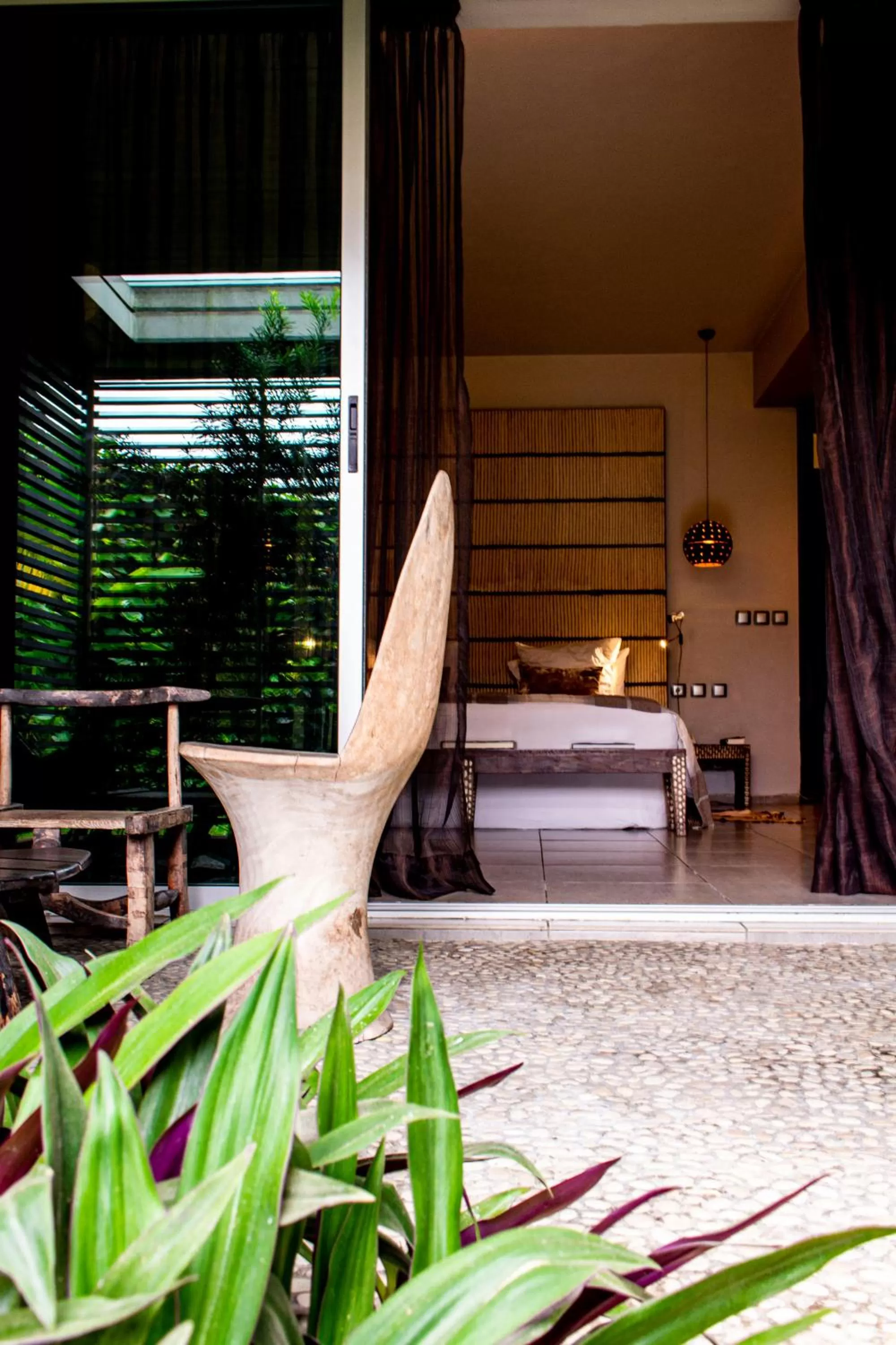 Patio in Boutique Hotel Particulier