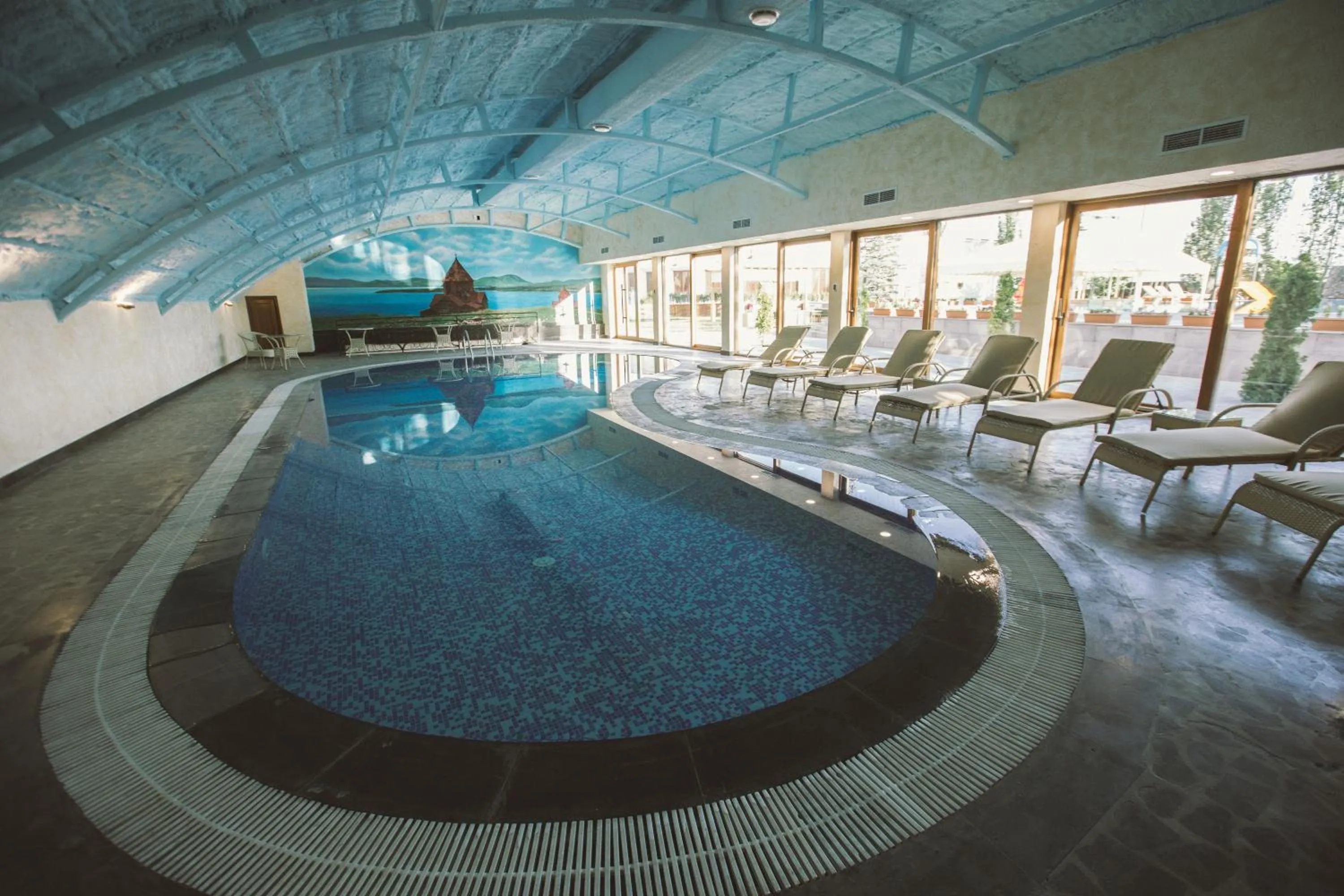 Swimming pool in Caucasus Hotel