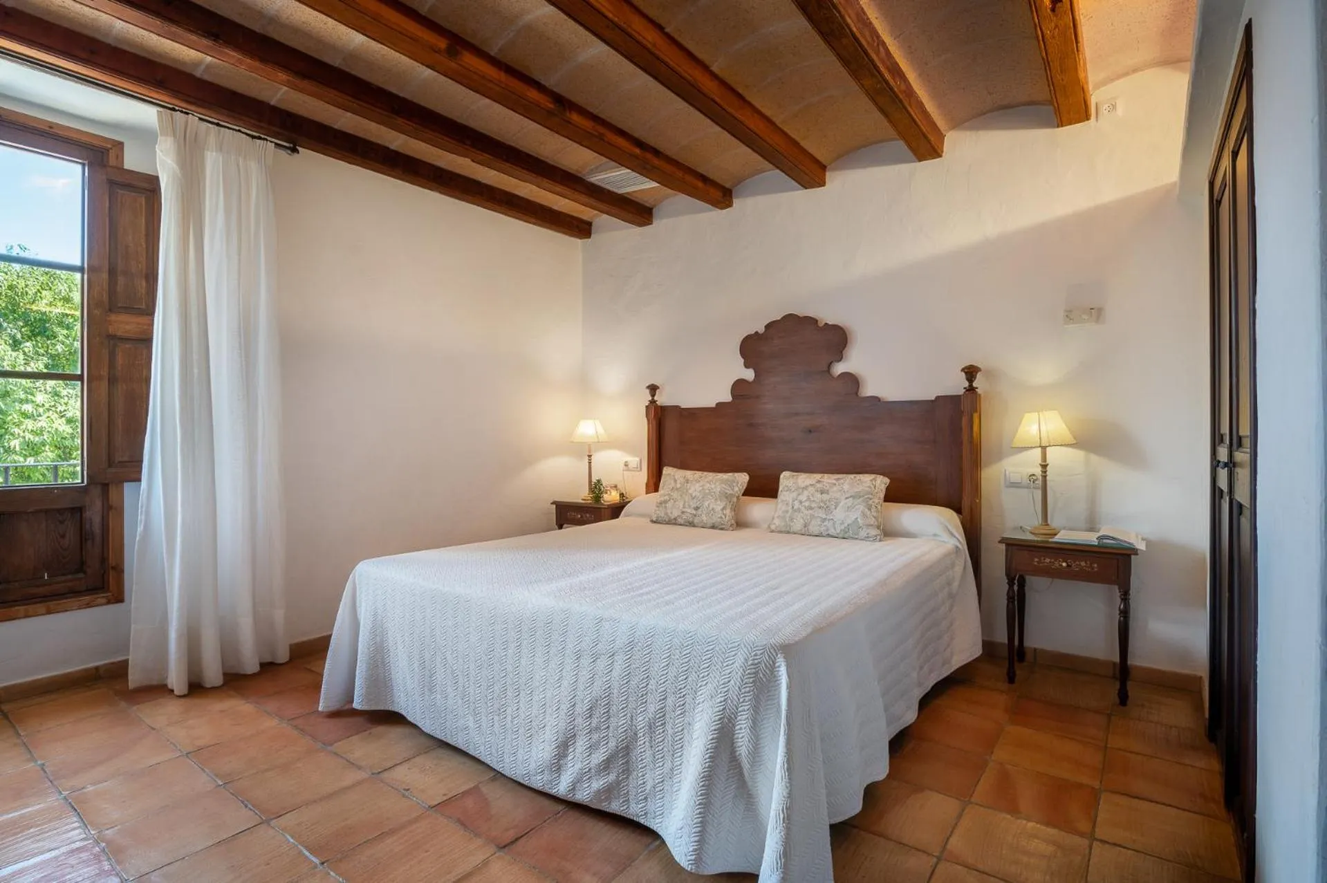 Bed in Agroturismo Son Siurana