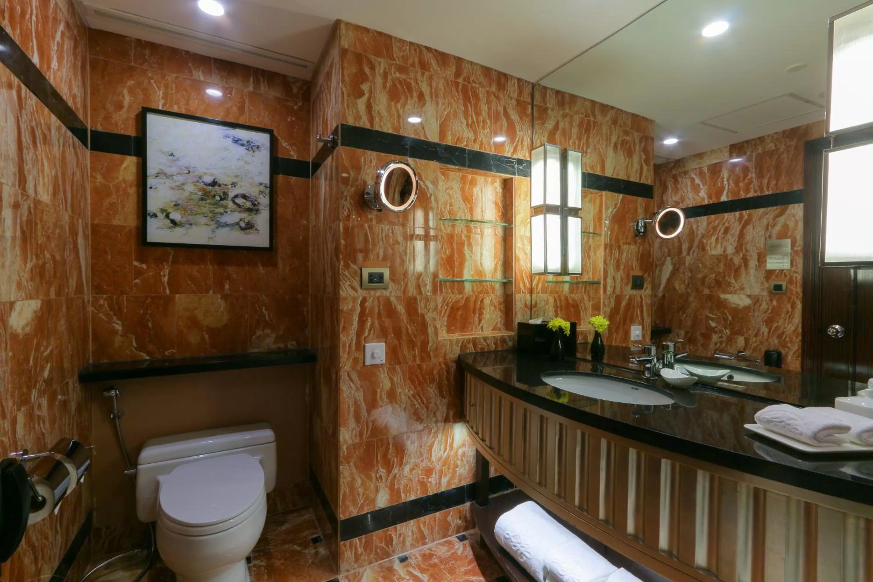 Bathroom in Diamond Hotel Philippines