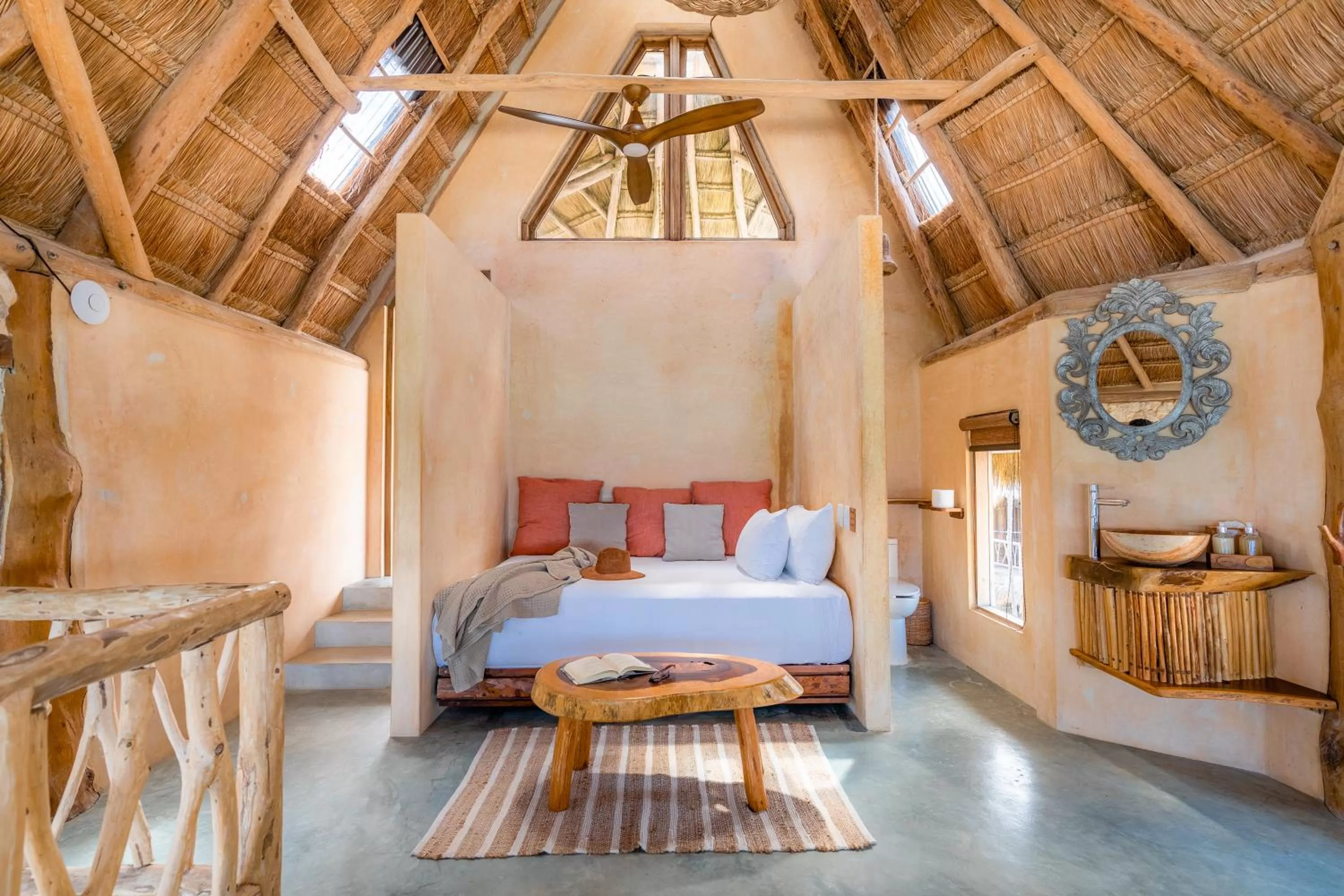 Bed in Alaya Tulum by Ahau Collection