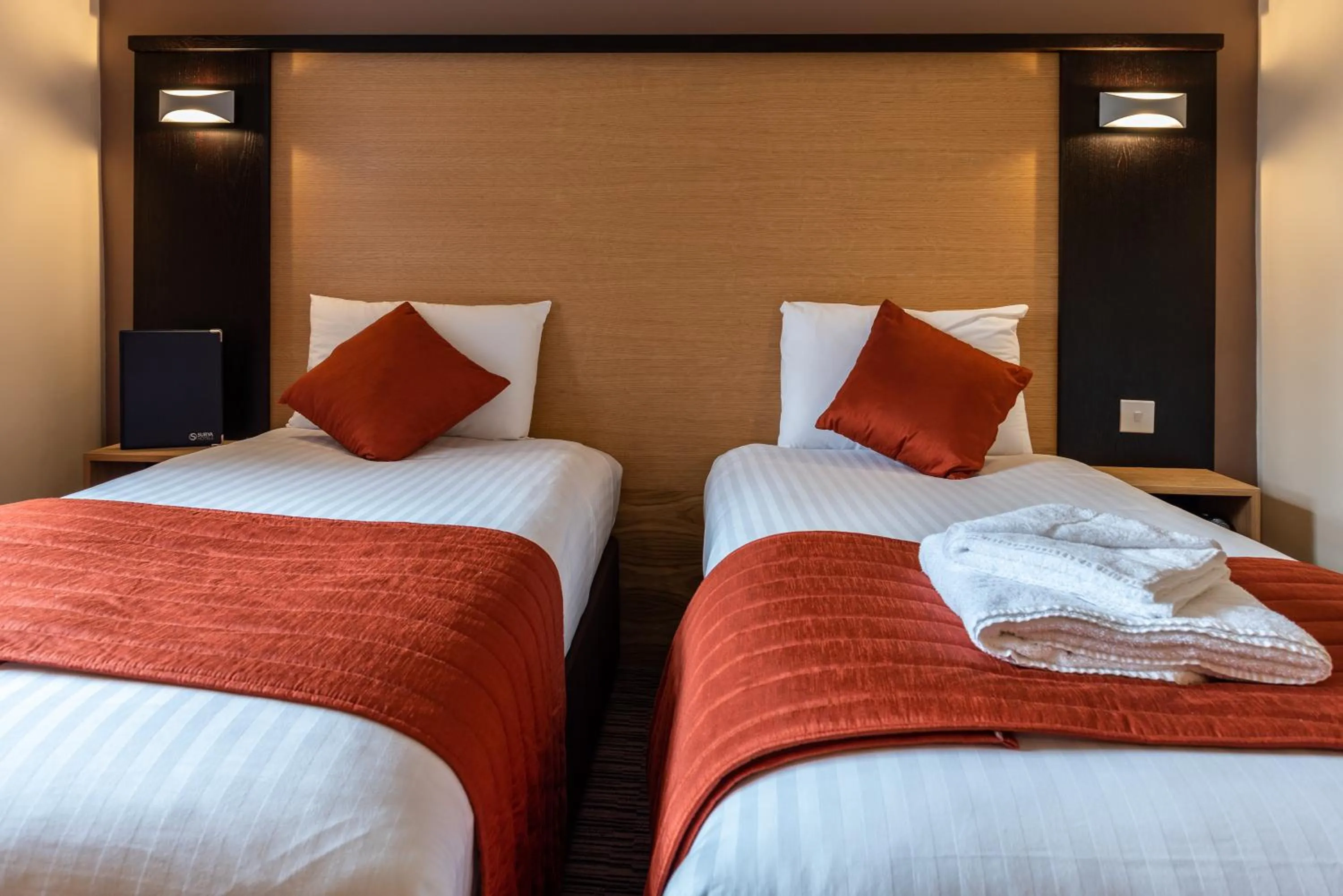 Bed in Dragonfly Hotel Peterborough