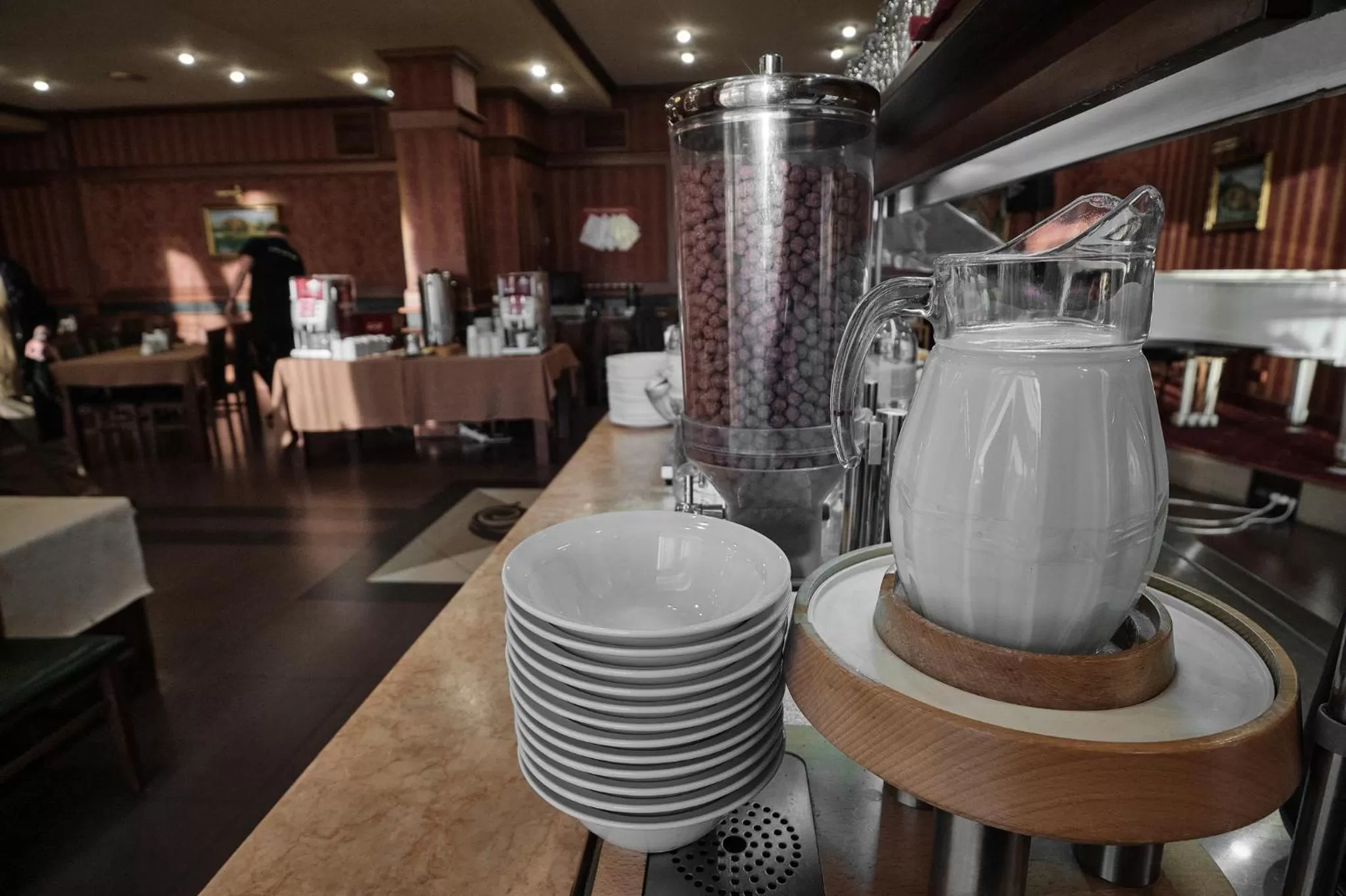 Buffet breakfast in Hotel Uzhgorod