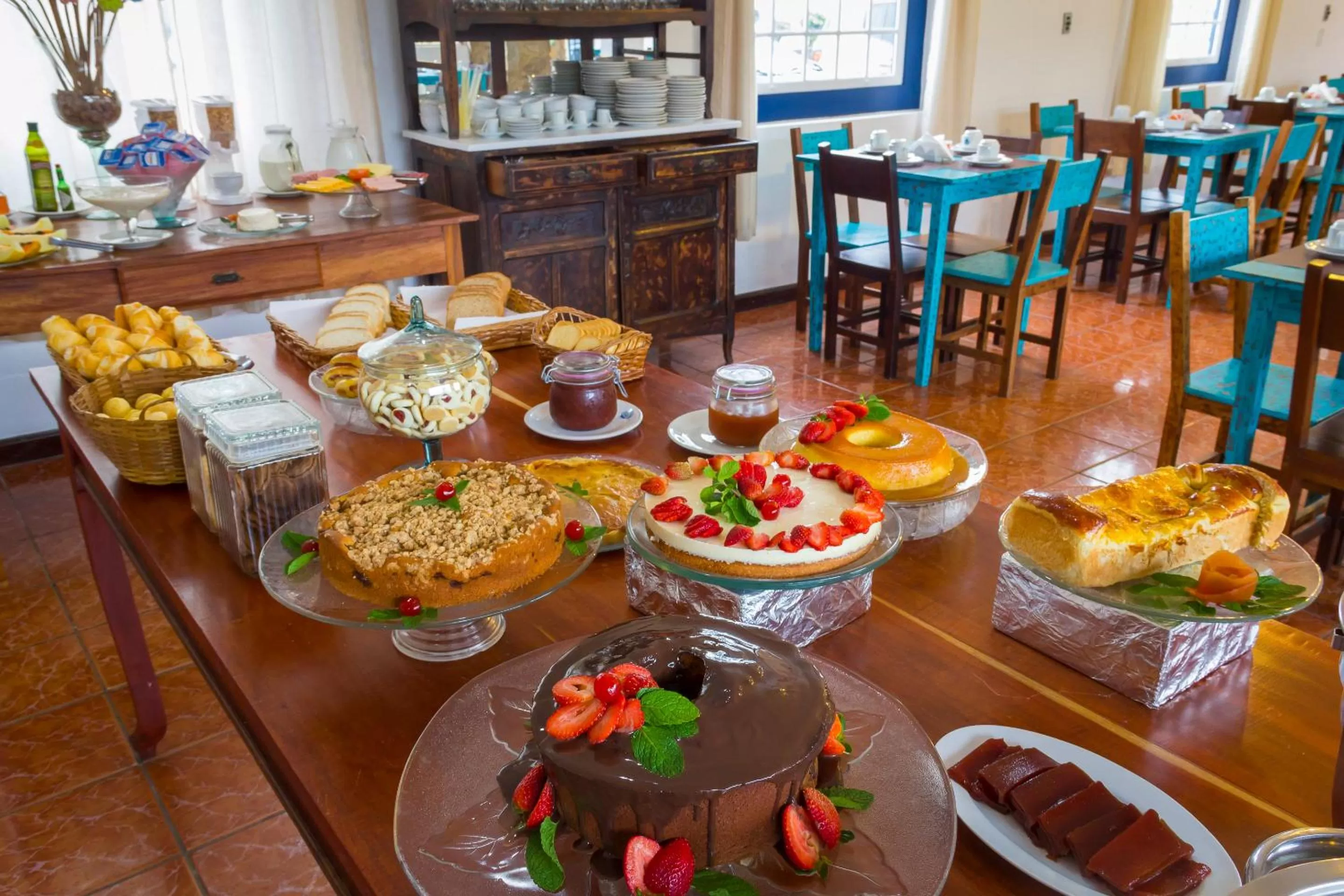 Breakfast, Restaurant/Places to Eat in Pousada Aconchego